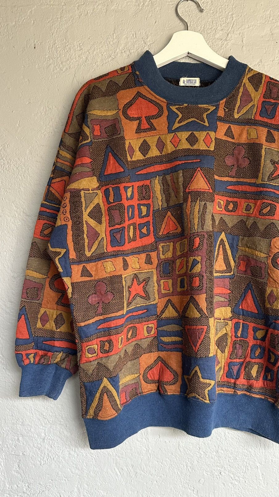 Japanese Brand Vintage 80s Crewneck patchwork Size M / US 6-8 / IT 42-44 - 3 Thumbnail