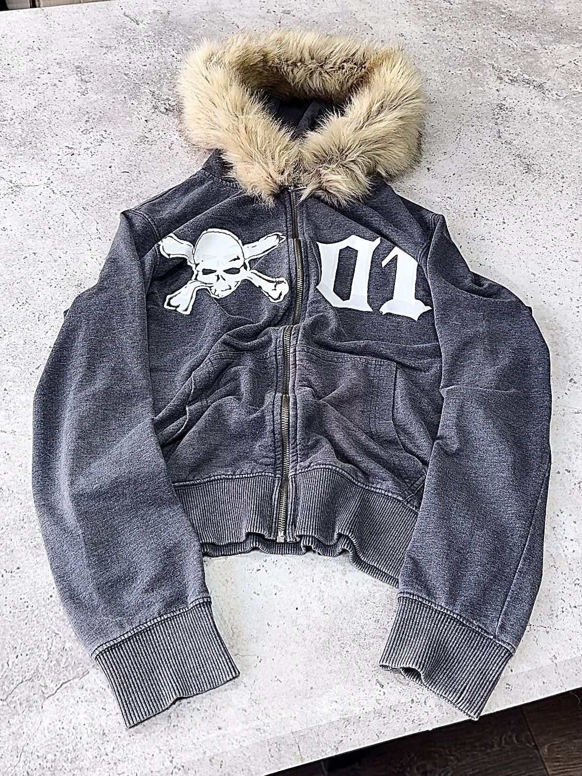 Japanese Brand Vintage Fur Hood LGB Number Nine Style Y2K Hoodie Size US S / EU 44-46 / 1 - 1 Thumbnail