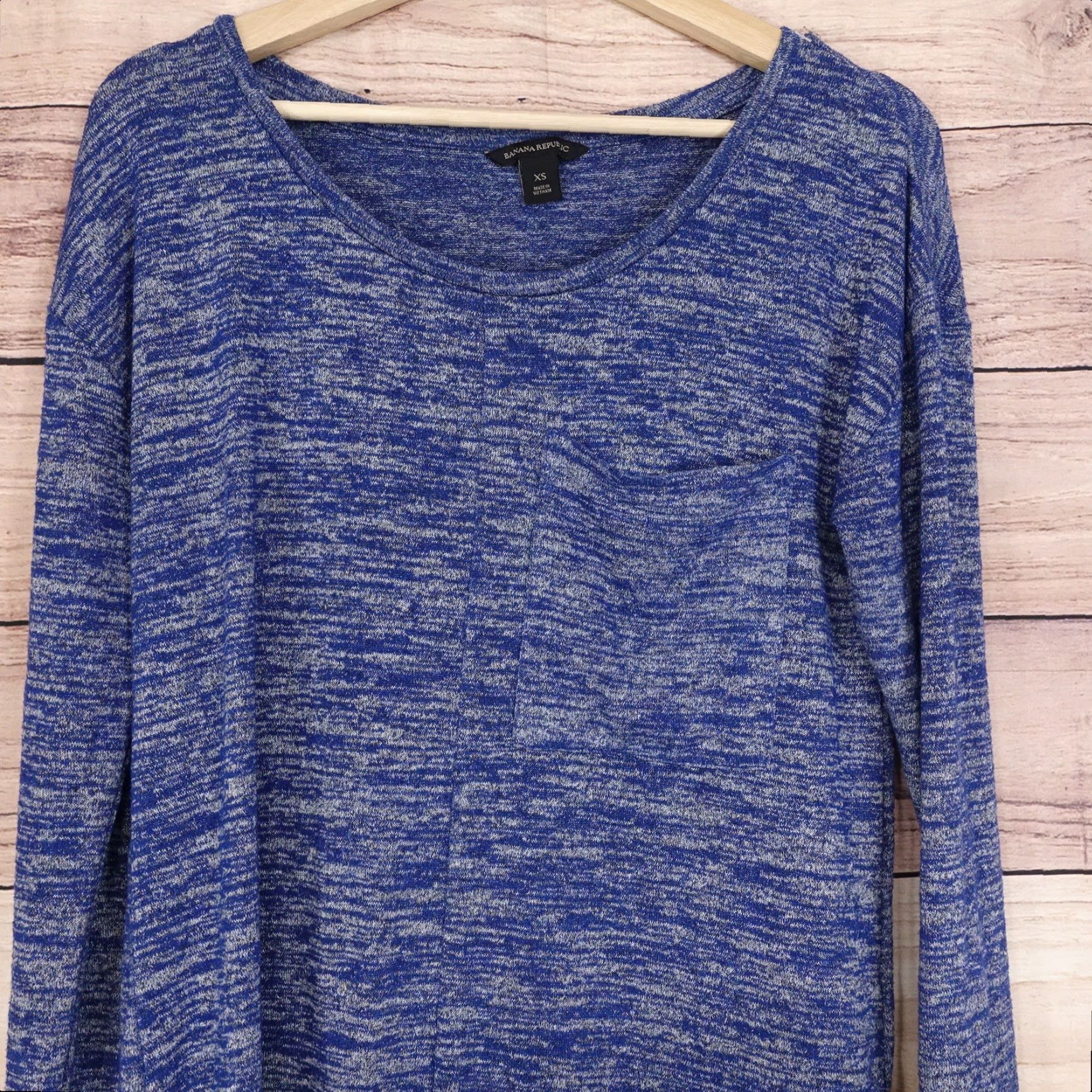 Banana Republic BANANA REPUBLIC Blue Long Sleeve Shirt Womens XS Regular Fit Casual Size XS / US 0-2 / IT 36-38 - 2 Thumbnail