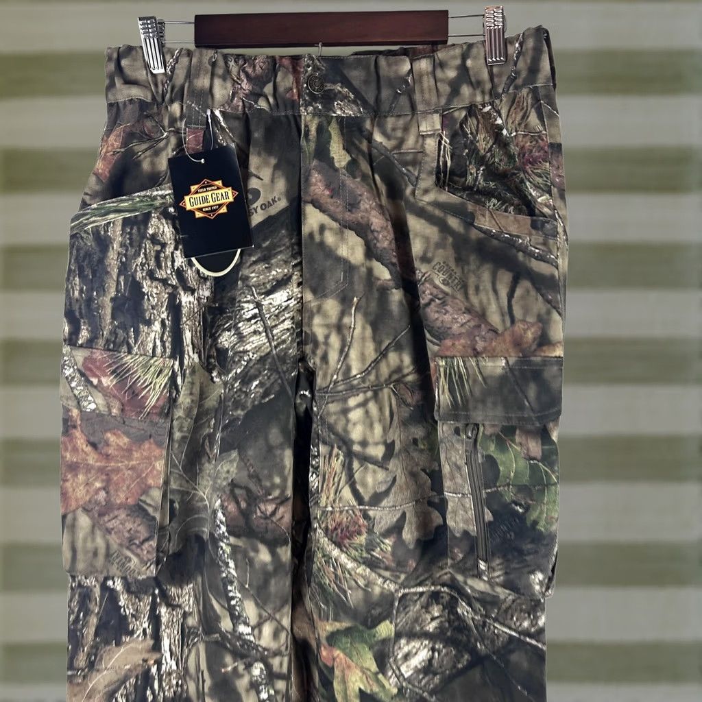 Vintage Guide Gear Pants Mens Large Camouflage Mossy Oak Camo Hunting Outdoor Cargo Shirt? Size US 33 - 1 Thumbnail