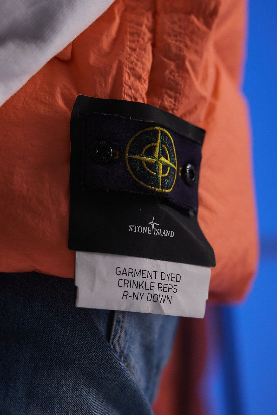 Stone Island GARMENT DYED CRINKLE REPS R-NY DOWN Size US XL / EU 56 / 4 - 4 Thumbnail