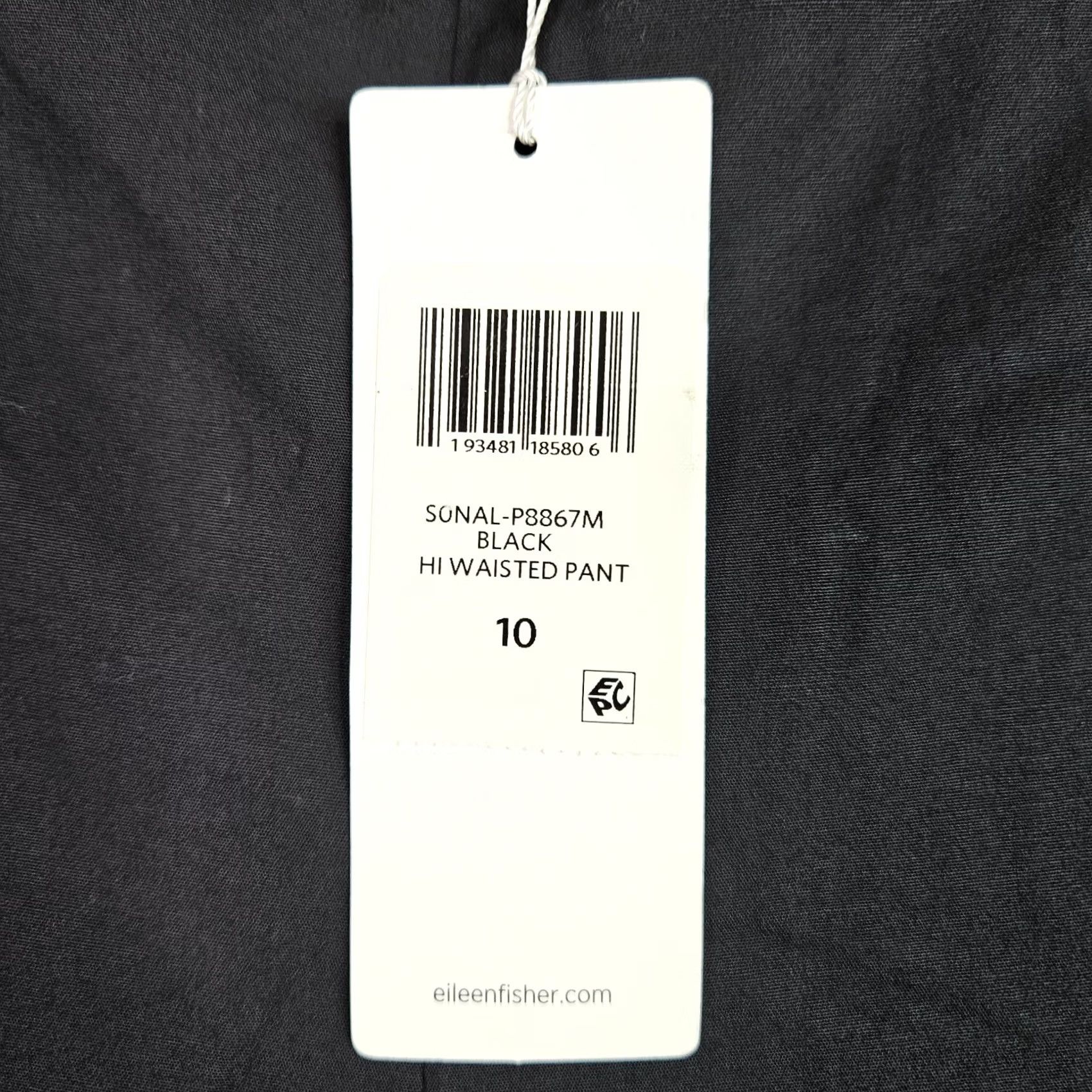 Eileen Fisher Eileen Fisher Pants Women Size 10 Black Straight Leg Minimalist Career NWT Size 32" / US 10 / IT 46 - 4 Thumbnail
