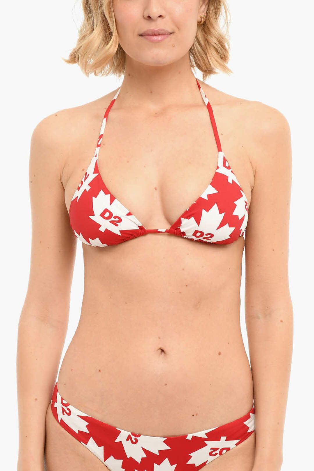 image of Dsquared2 Og1Mm0124 Bikini In Red, Women's (Size 26)