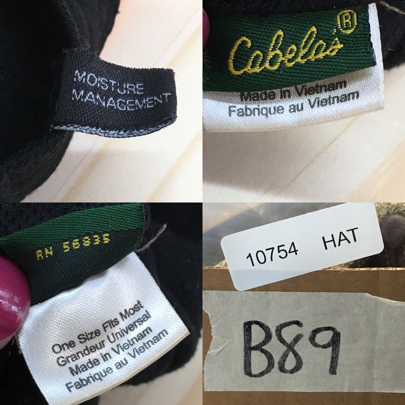 Vintage Cabelas Legendary Outfitters Baseball Cap Hat OS Orange Embroidered Logo Mens Size ONE SIZE - 9 Thumbnail