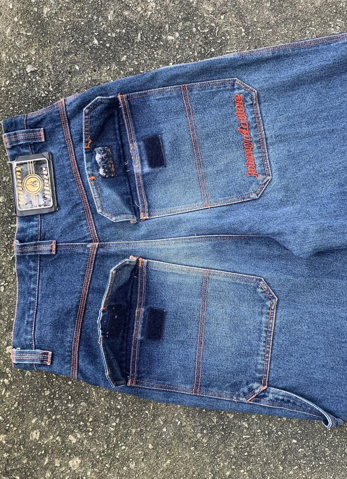 Vintage Vintage Johnny Blaze Baggy Denim Jeans Size US 29 - 15 Thumbnail