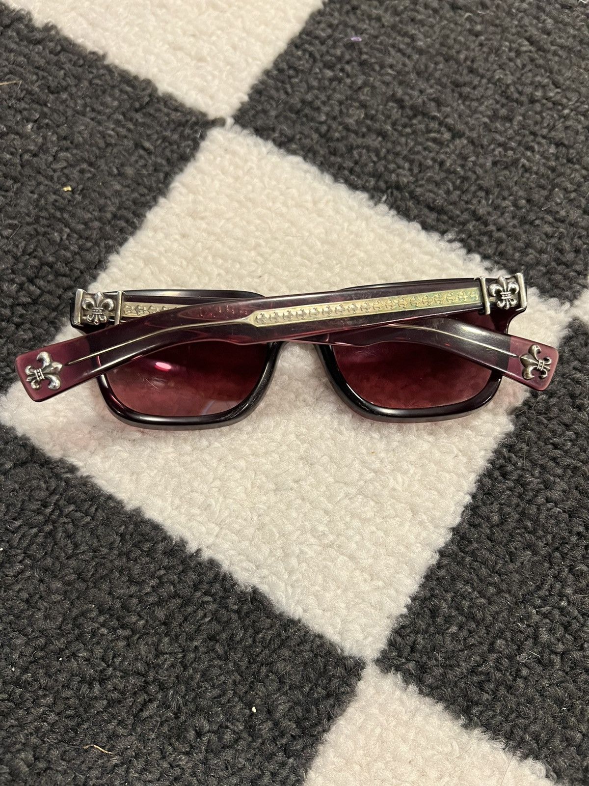 Chrome Hearts Chrome Hearts Rare "See You In Tea" Red Sunglasses Size ONE SIZE - 4 Thumbnail