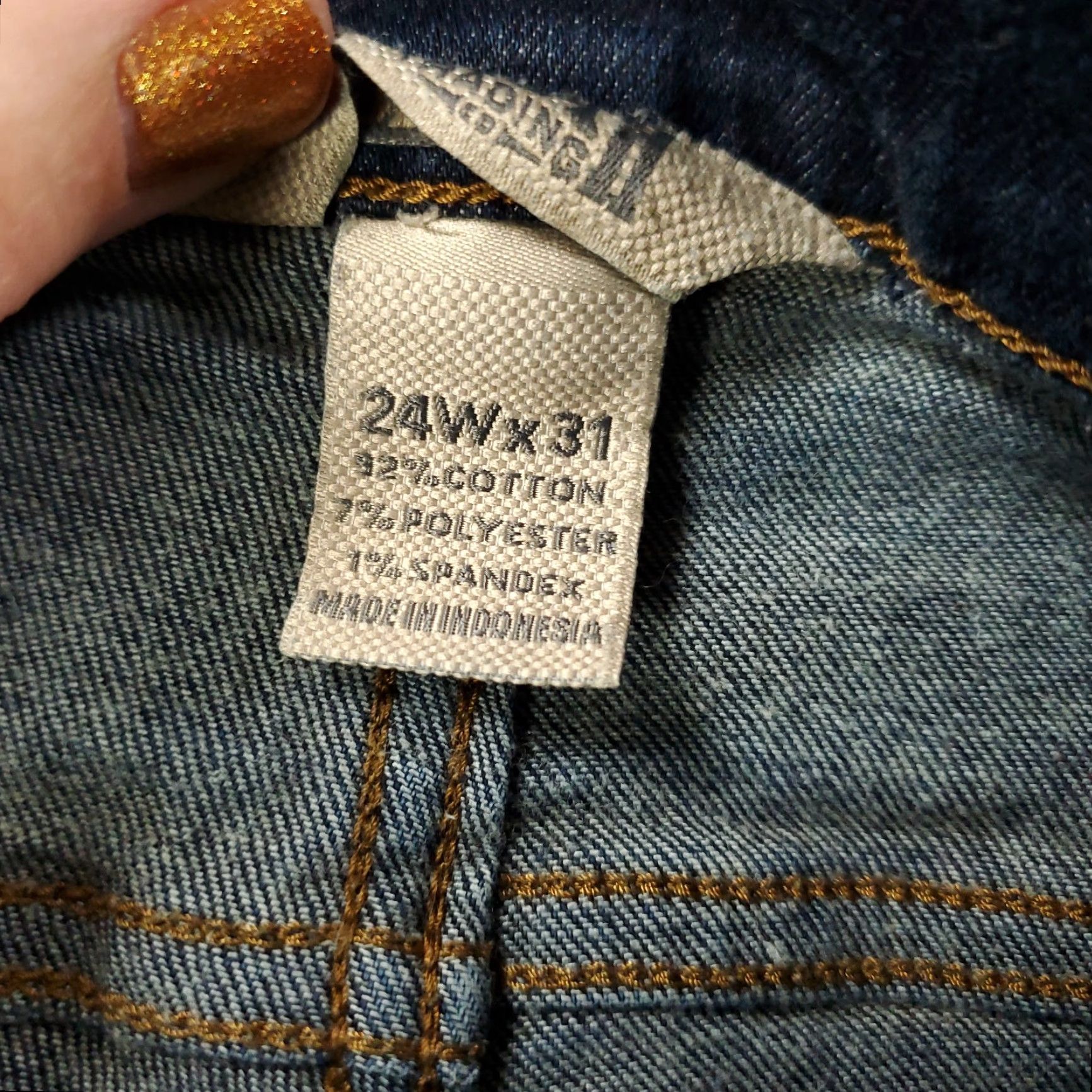 Denime Duluth Jeans Womens 24W X31 Blue Straight Fit Denim Pockets Stretch 24W Size 42" / US 20 - 6 Thumbnail