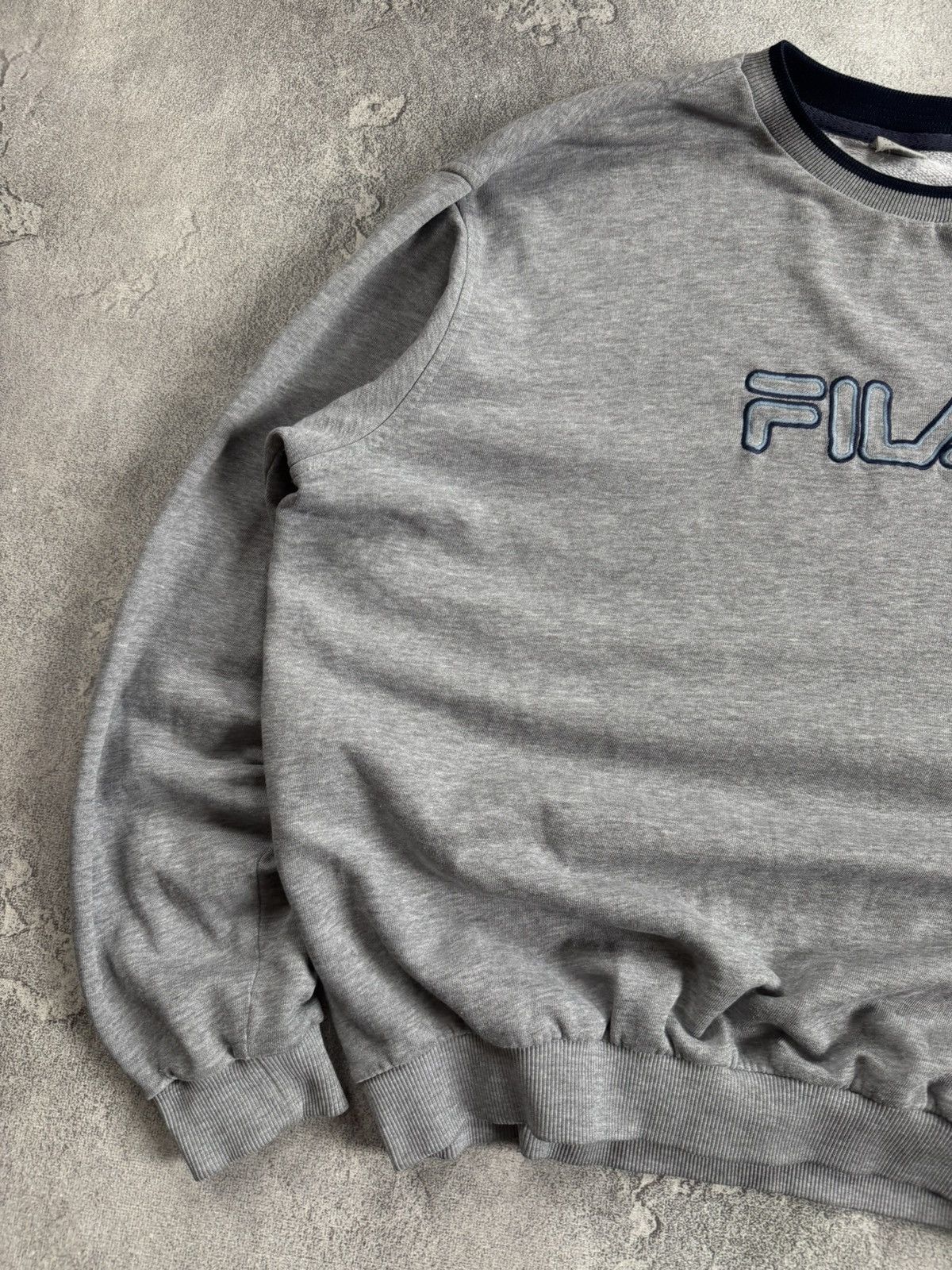 Fila Fila XL/size retro 90s sweatshirts pullover jumper big logo Size US XL / EU 56 / 4 - 3 Thumbnail