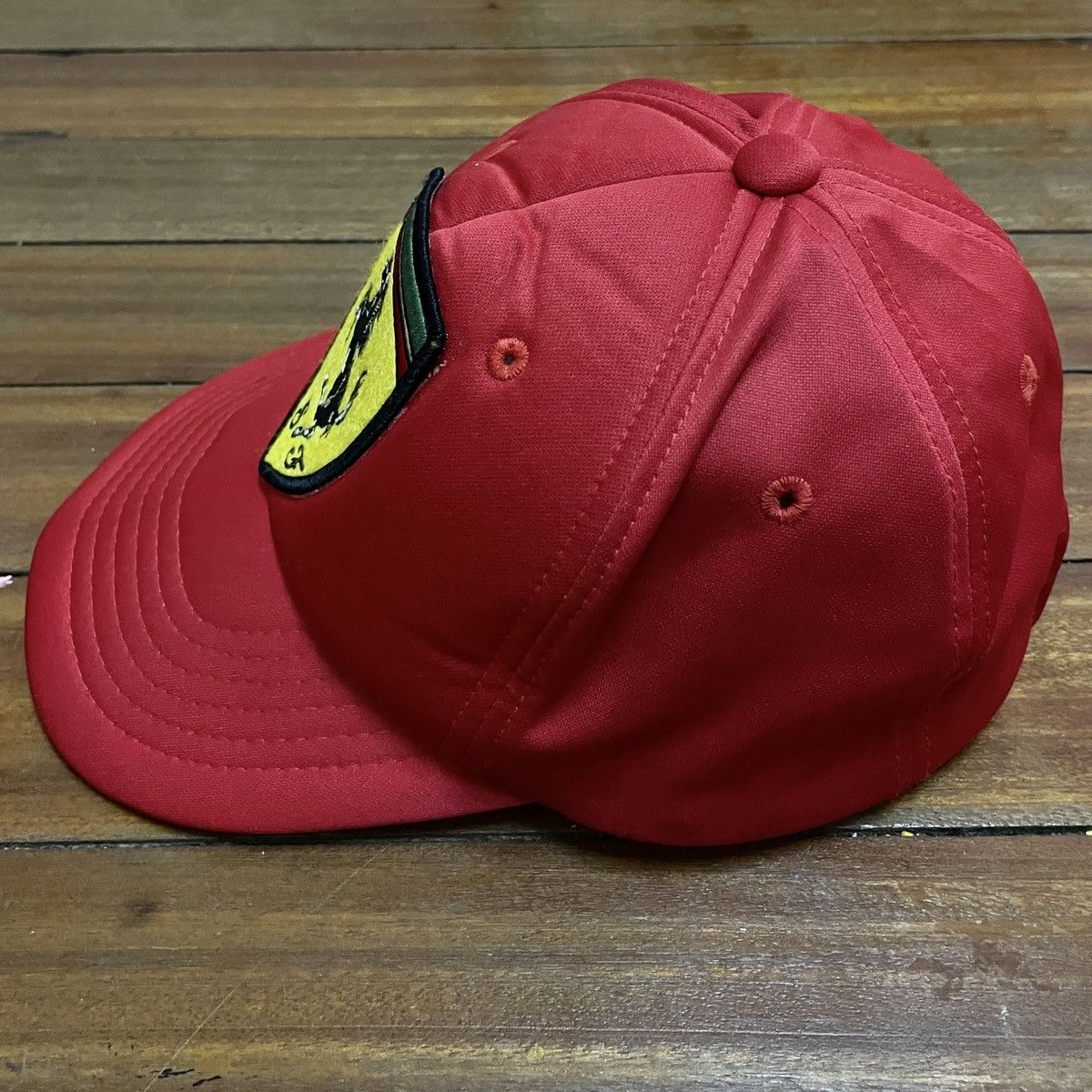Ferrari × Vintage Very Rare Vintage Brand Ferrari Big Logo Spell Out Cap 1980s Size ONE SIZE - 3 Thumbnail