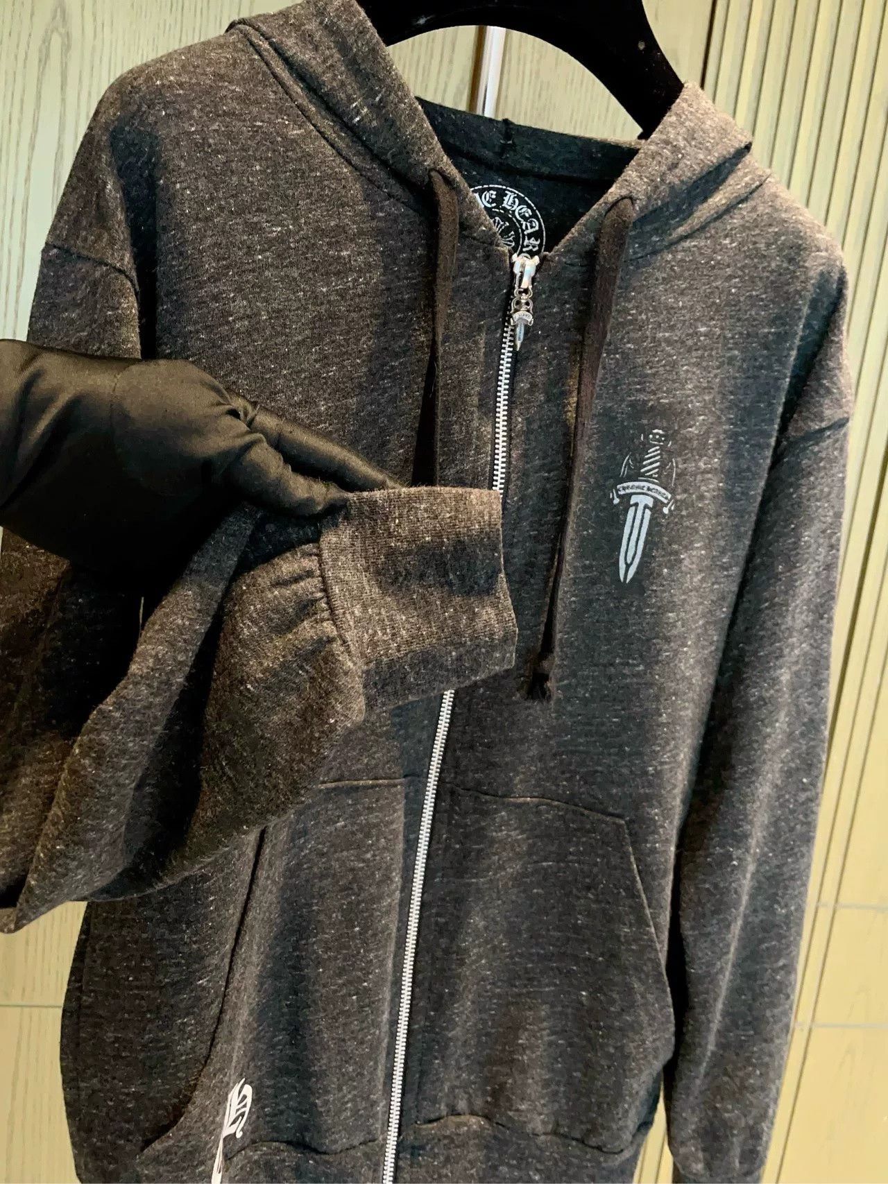 Chrome Hearts Chrome Hearts Silver Zip Hoodie Size US S / EU 44-46 / 1 - 5 Thumbnail
