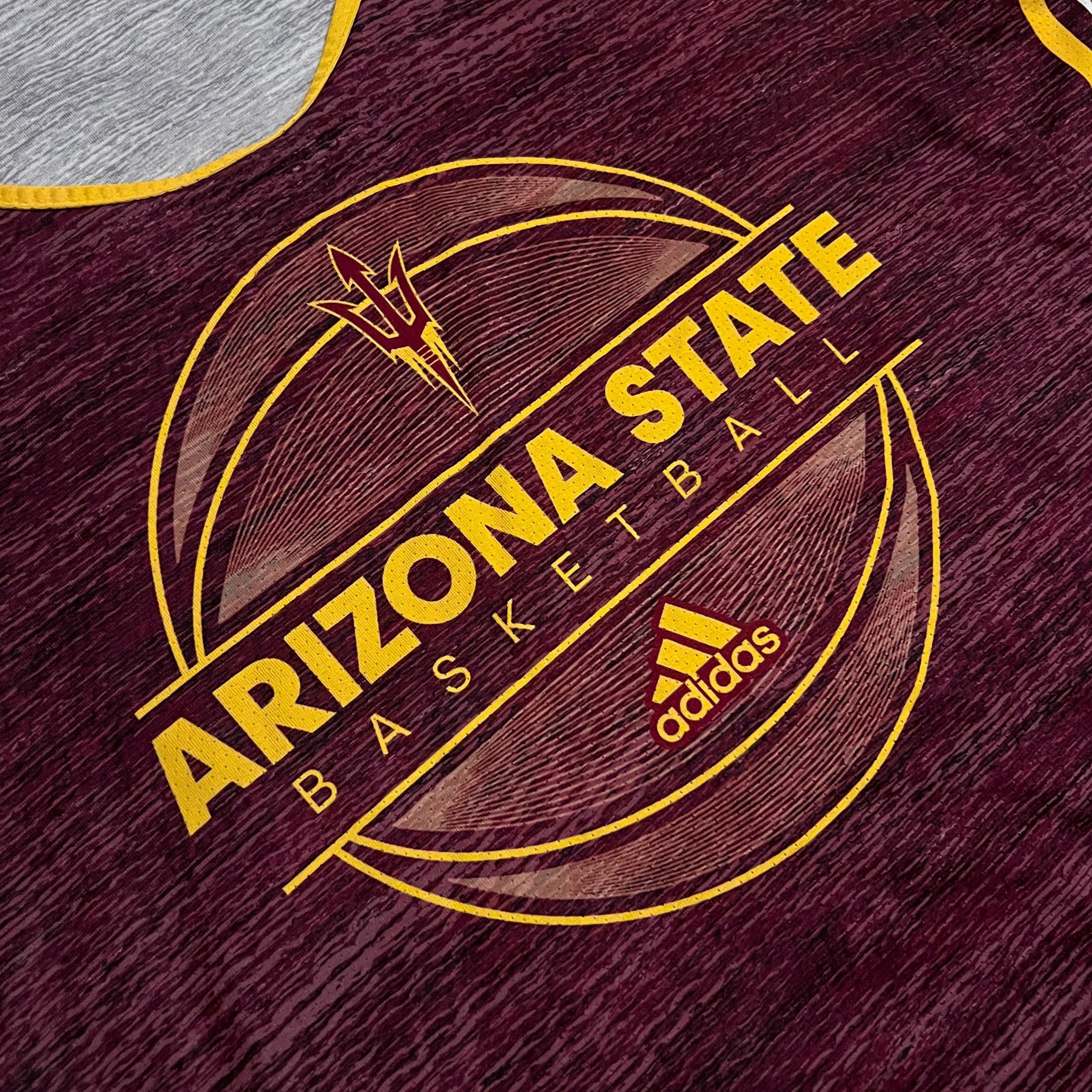 Adidas Team Issued 2019 ASU Basketball Reversible Practice Jersey Size US L / EU 52-54 / 3 - 6 Thumbnail