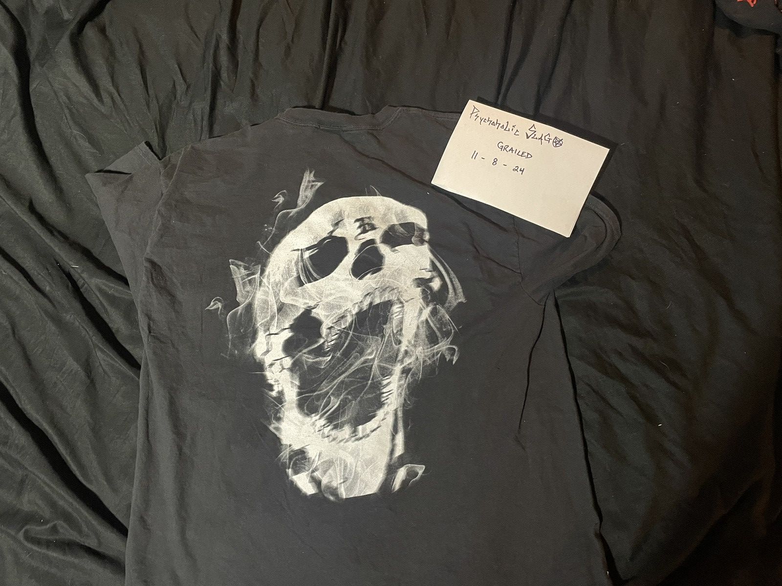 Revenge Revenge smoke skull shirt Size US XXL / EU 58 / 5 - 2 Thumbnail