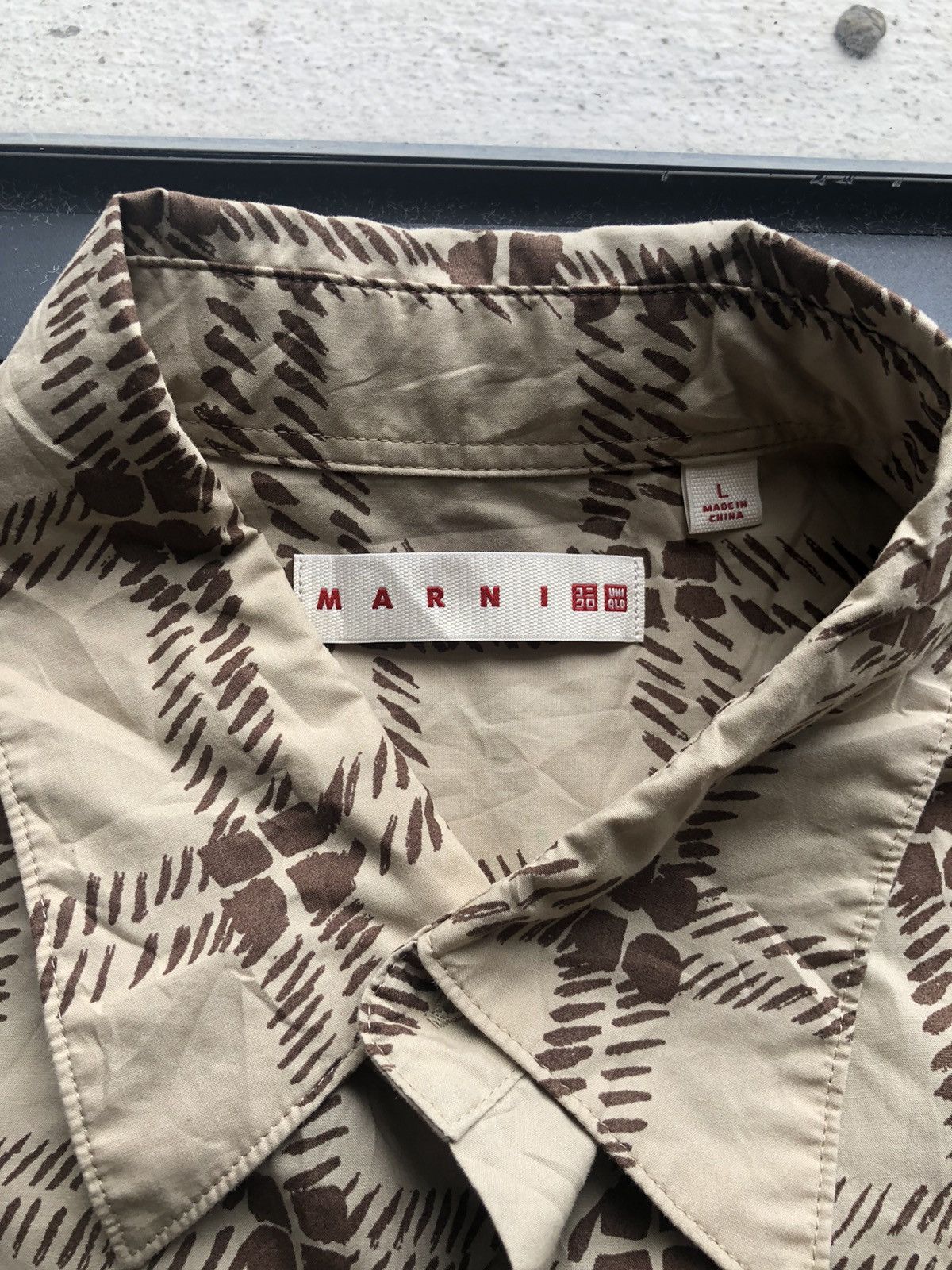 Marni SS22 Marni oversized baggy button down long sleeve shirt Size US L / EU 52-54 / 3 - 4 Thumbnail
