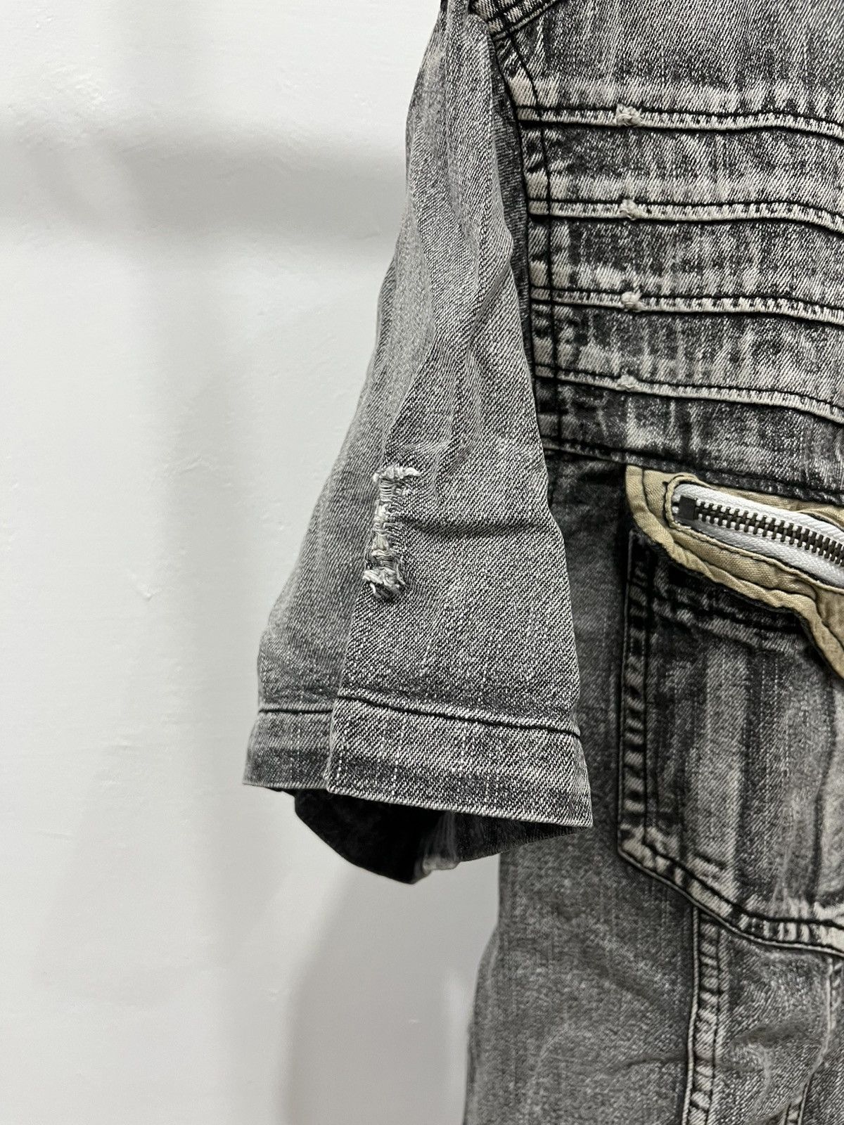 In The Attic × Japanese Brand IN THE ATTIC DENIM SHORT SHIRT Size US M / EU 48-50 / 2 - 9 Thumbnail