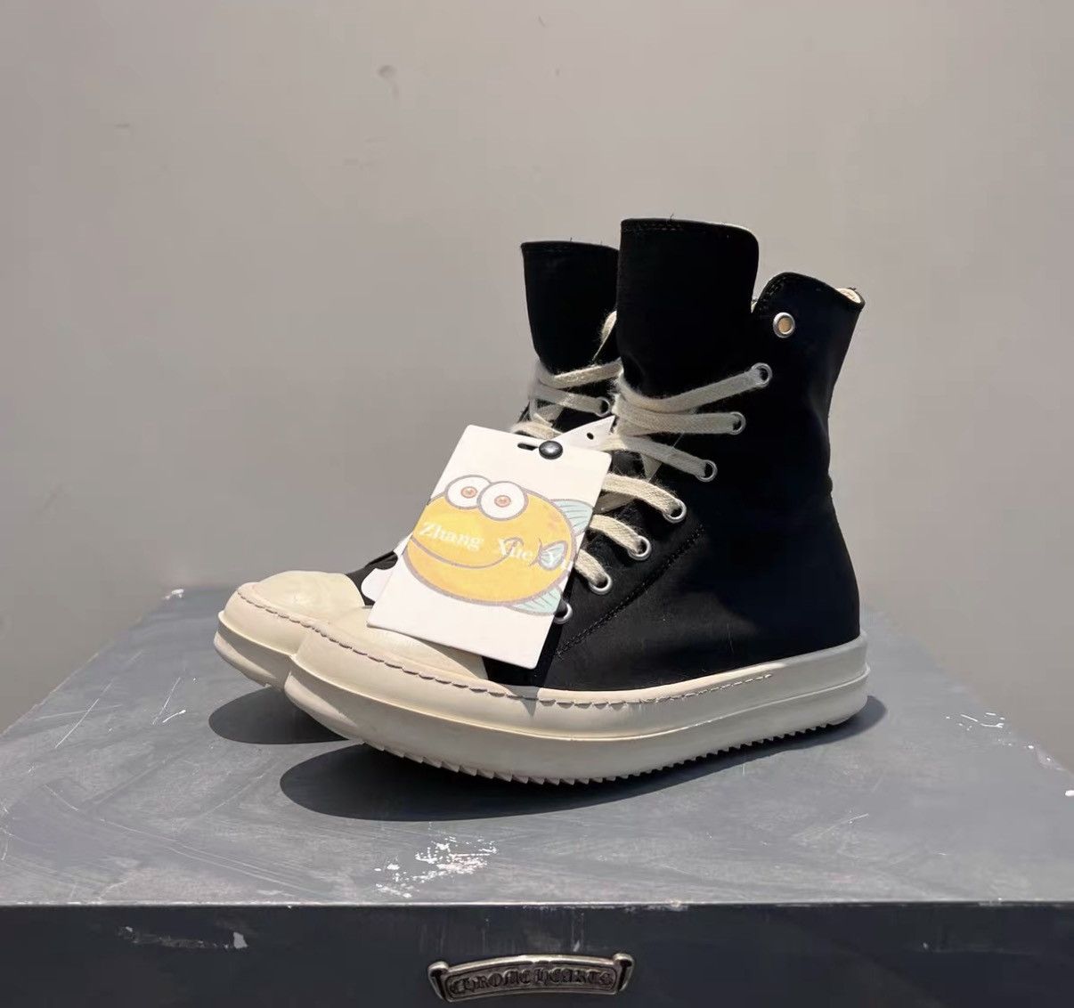 Rick Owens Rick Owens DRKSHDW Classic Black/White Sneakers Size US 5 / IT 35 - 1 Thumbnail