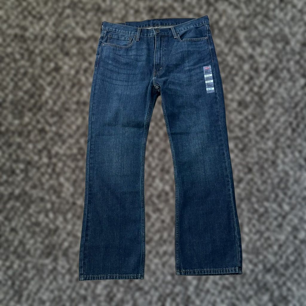 Levi's Levi's 527 Jeans Mens 36x30 Bootcut Slim Denim Blue 5-Pocket Zip Zipper Button Vintage New Size US 36 / EU 52 - 1 Thumbnail