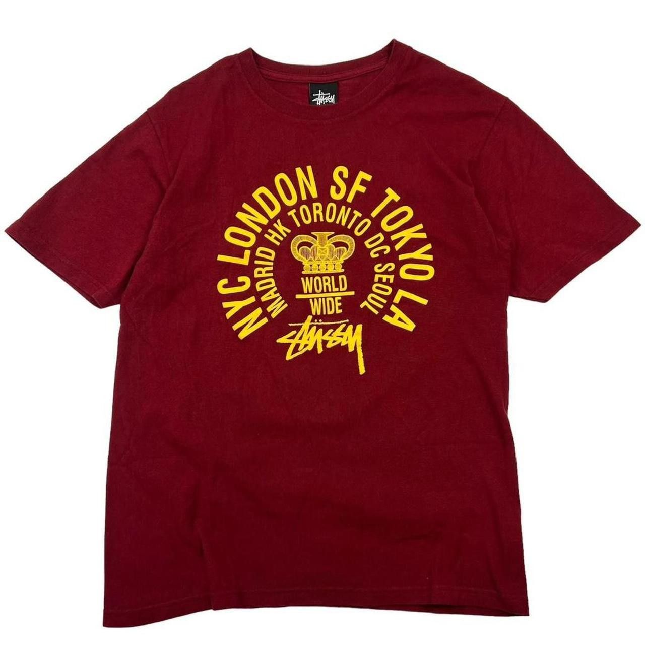 Stussy Vintage Stussy World Wide International T-Shirt - Small Size US S / EU 44-46 / 1 - 1 Thumbnail