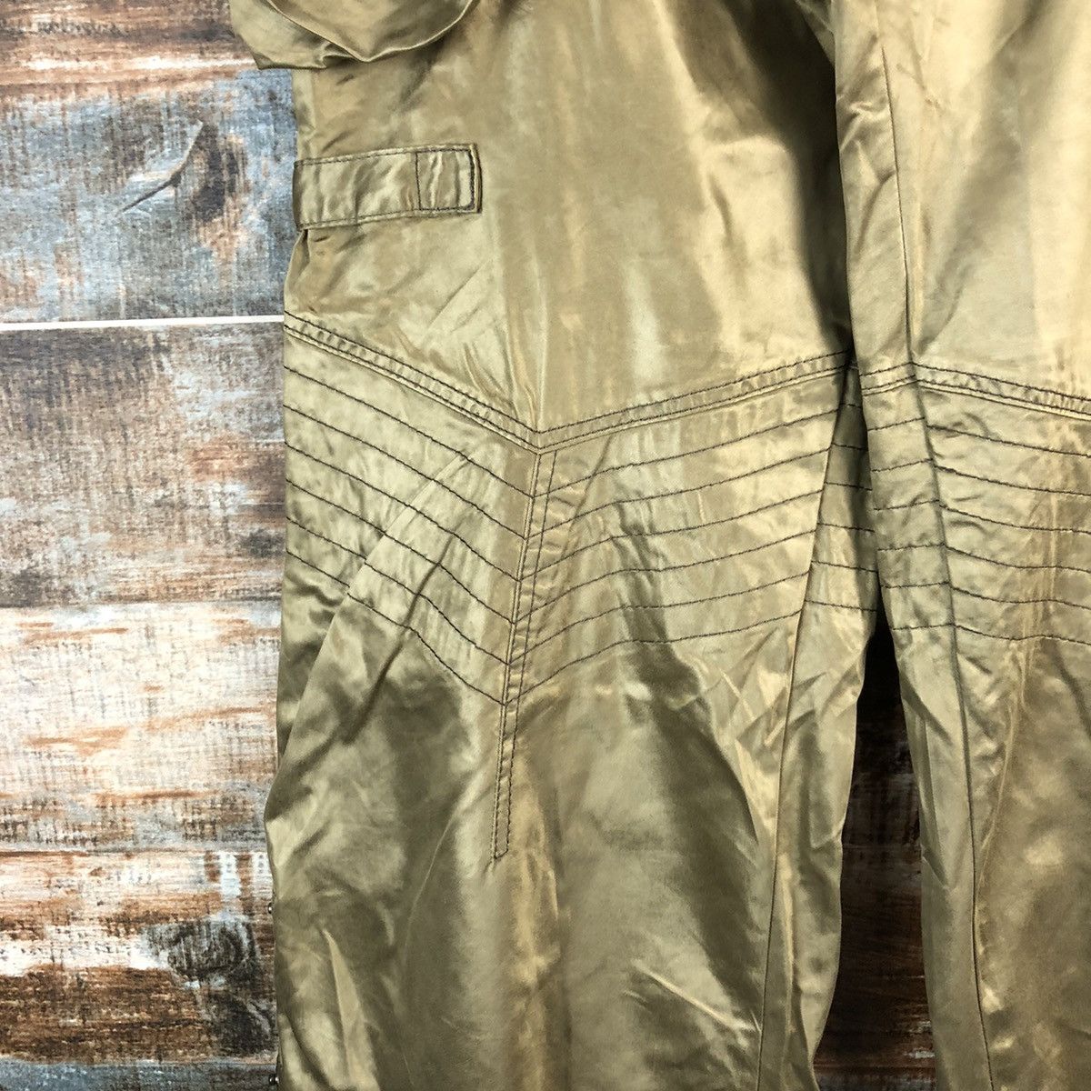 Japanese Brand Pride Brown Cargo utility Multipocket Pants #A2532 Size 27" / US 4 / IT 40 - 9 Thumbnail