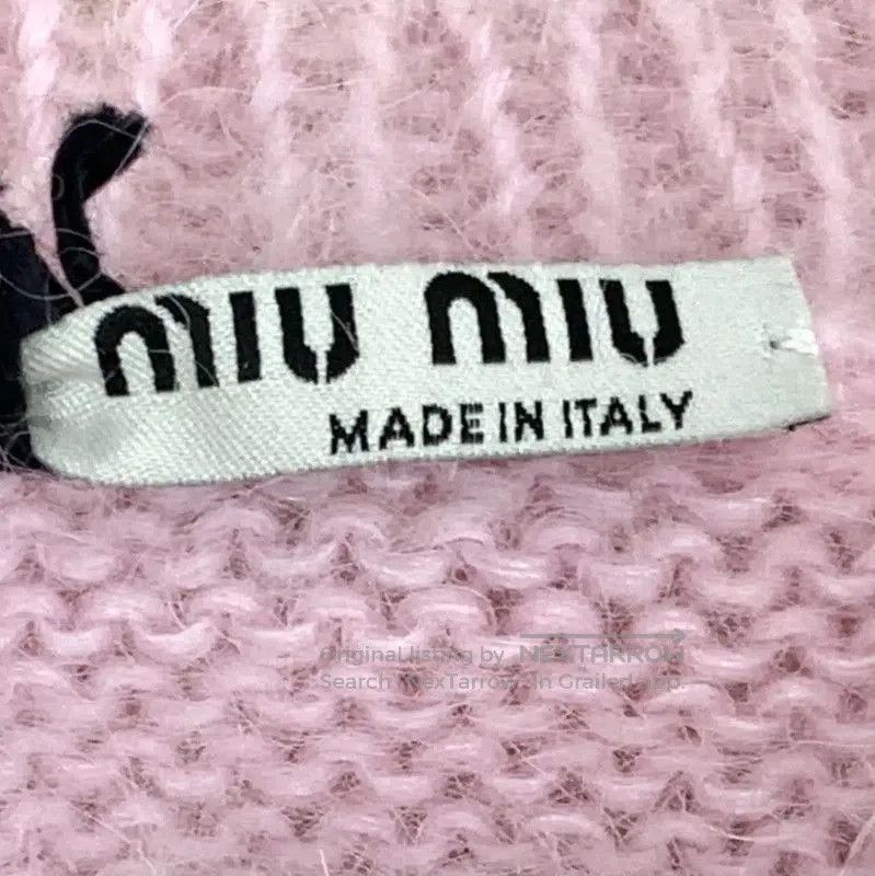 Miu Miu Miu Miu Pink Mohair Cardigan for Women . Size XS / US 0-2 / IT 36-38 - 5 Thumbnail