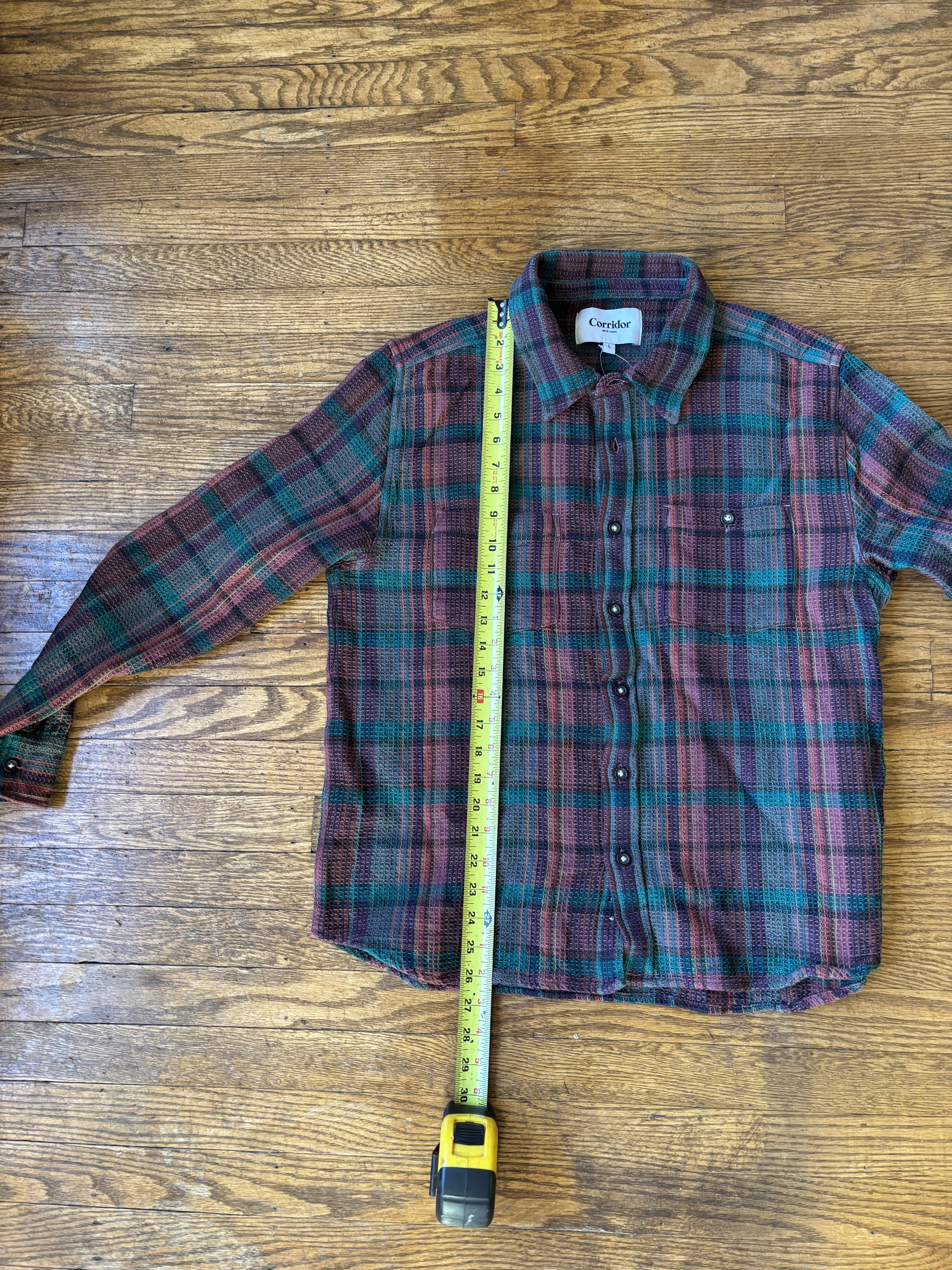 Waffle Madras LS - Ruby