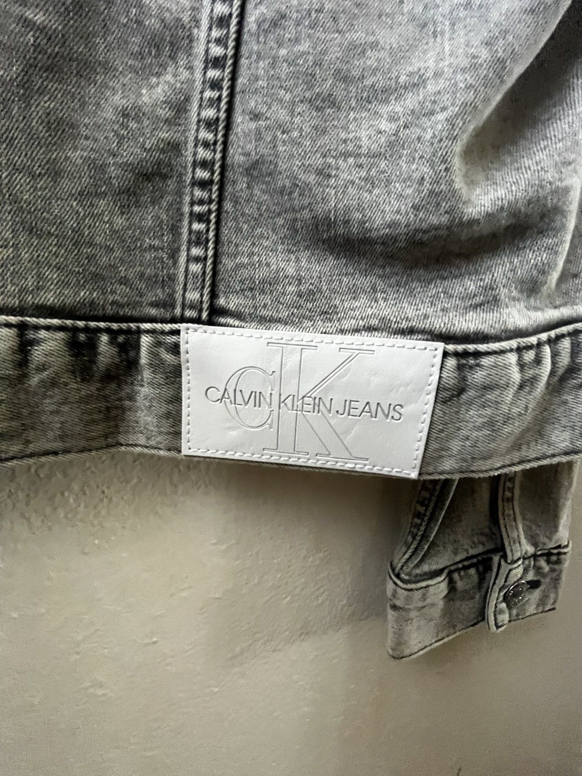 Calvin Klein Calvin Klein Denim Jacket Grey Size US XL / EU 56 / 4 - 4 Thumbnail