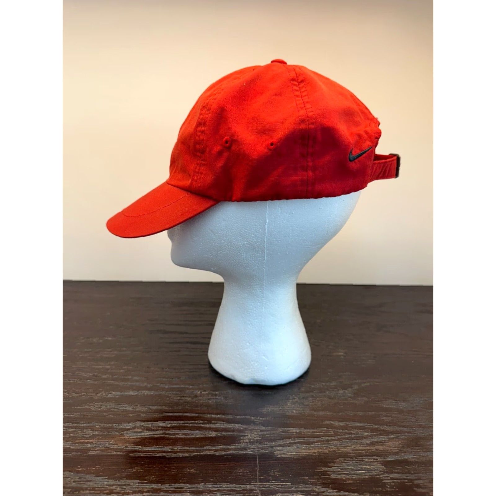 Nike Nike Hat Cap One Size Red Twill Adjustable Strapback Mens Baseball Cap Casual Sports Size ONE SIZE - 5 Thumbnail