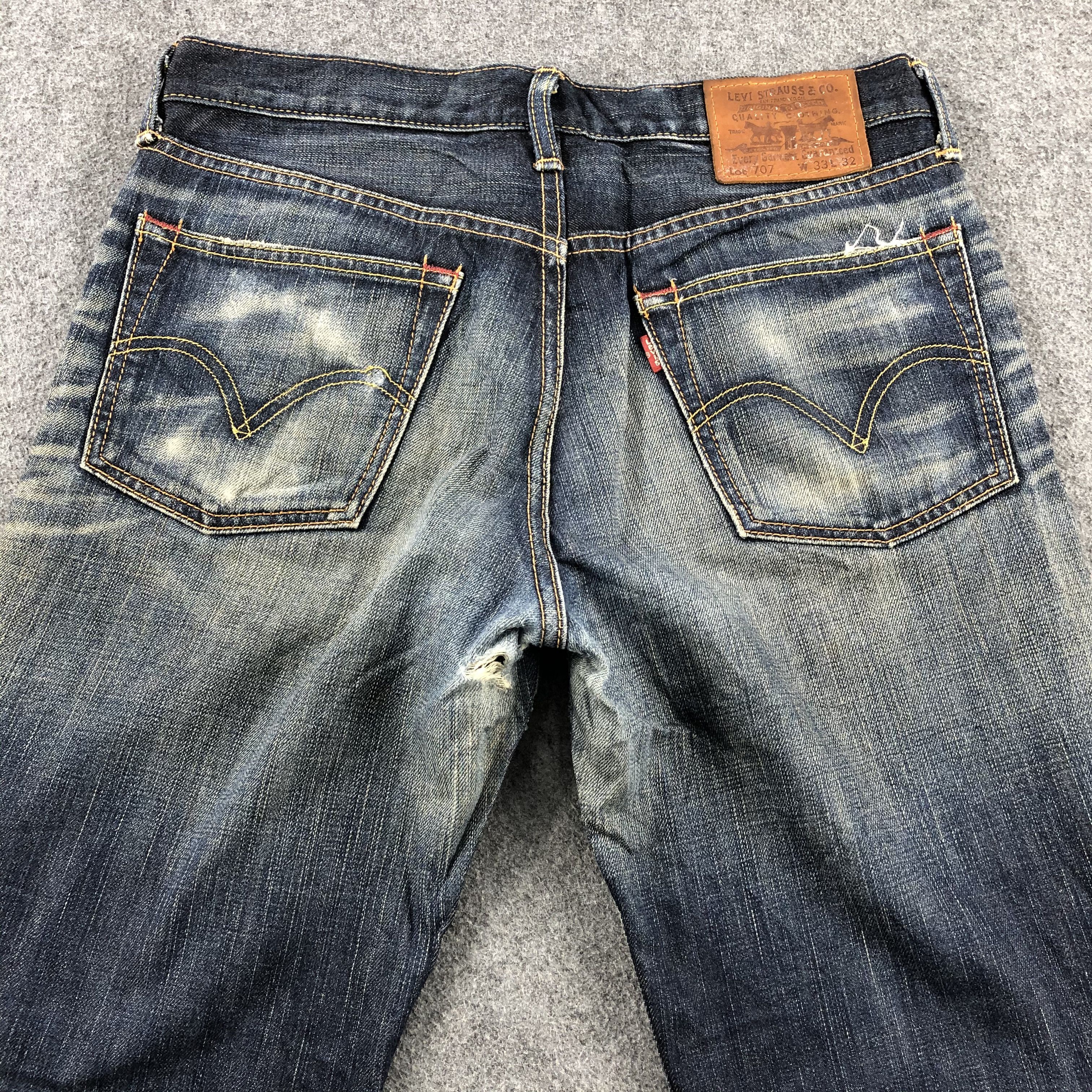Levi's × Vintage 90s Vintage Blue Wash Levis 707 Jeans-JM1988 Size US 34 / EU 50 - 5 Thumbnail