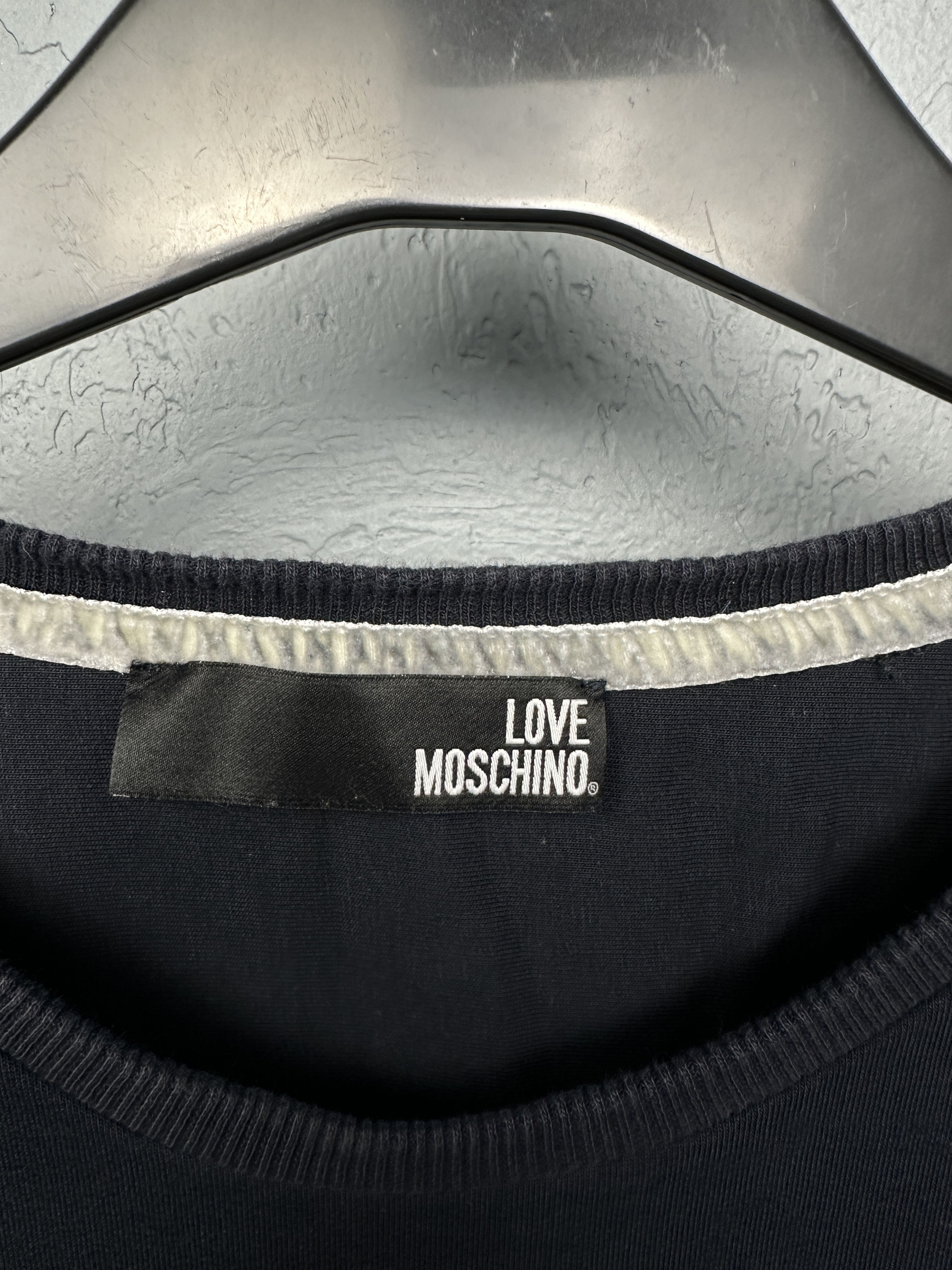 Moschino Love Moschino Mens Crew Neck Sweatshirt Bear Size US L / EU 52-54 / 3 - 4 Thumbnail