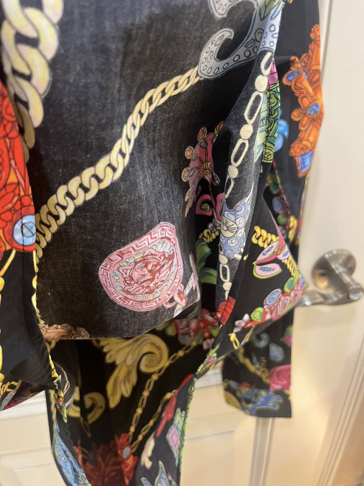 Versace floral chain print shirt collar size39 Size US M / EU 48-50 / 2 - 12 Thumbnail