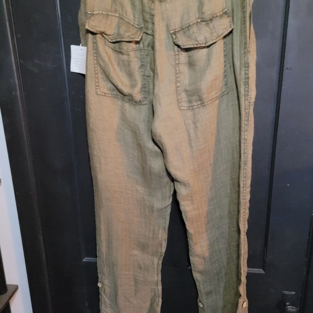 Nicole Miller Nicole Miller, Vintage Look Khaki twill Capri pants, nwt 8 Size 29" - 6 Thumbnail