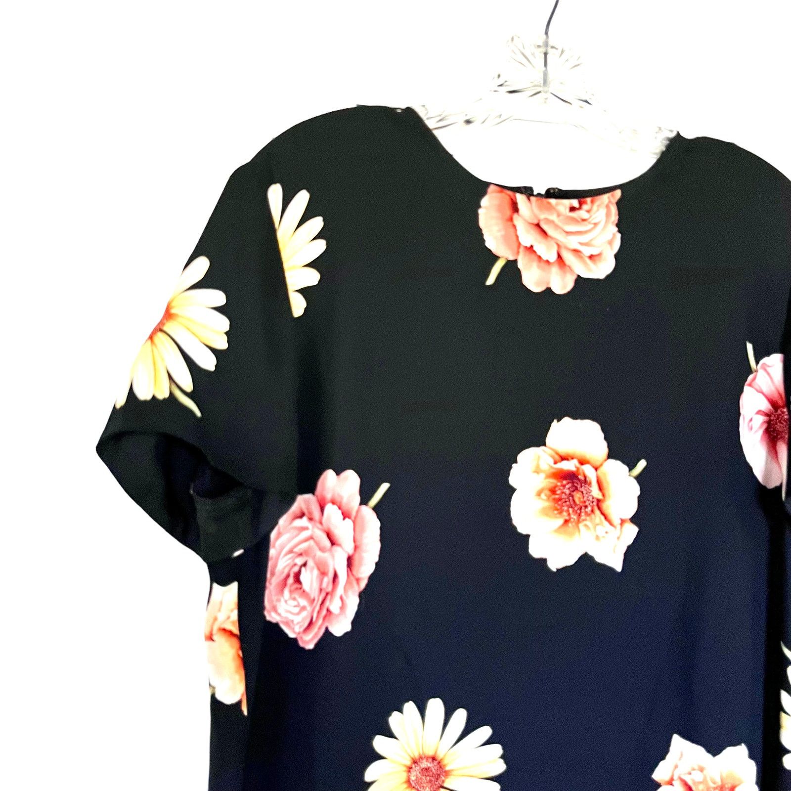 Ellen Tracy Vintage Linda Allard Ellen Tracy silk floral print dress Size XL / US 12-14 / IT 48-50 - 2 Thumbnail
