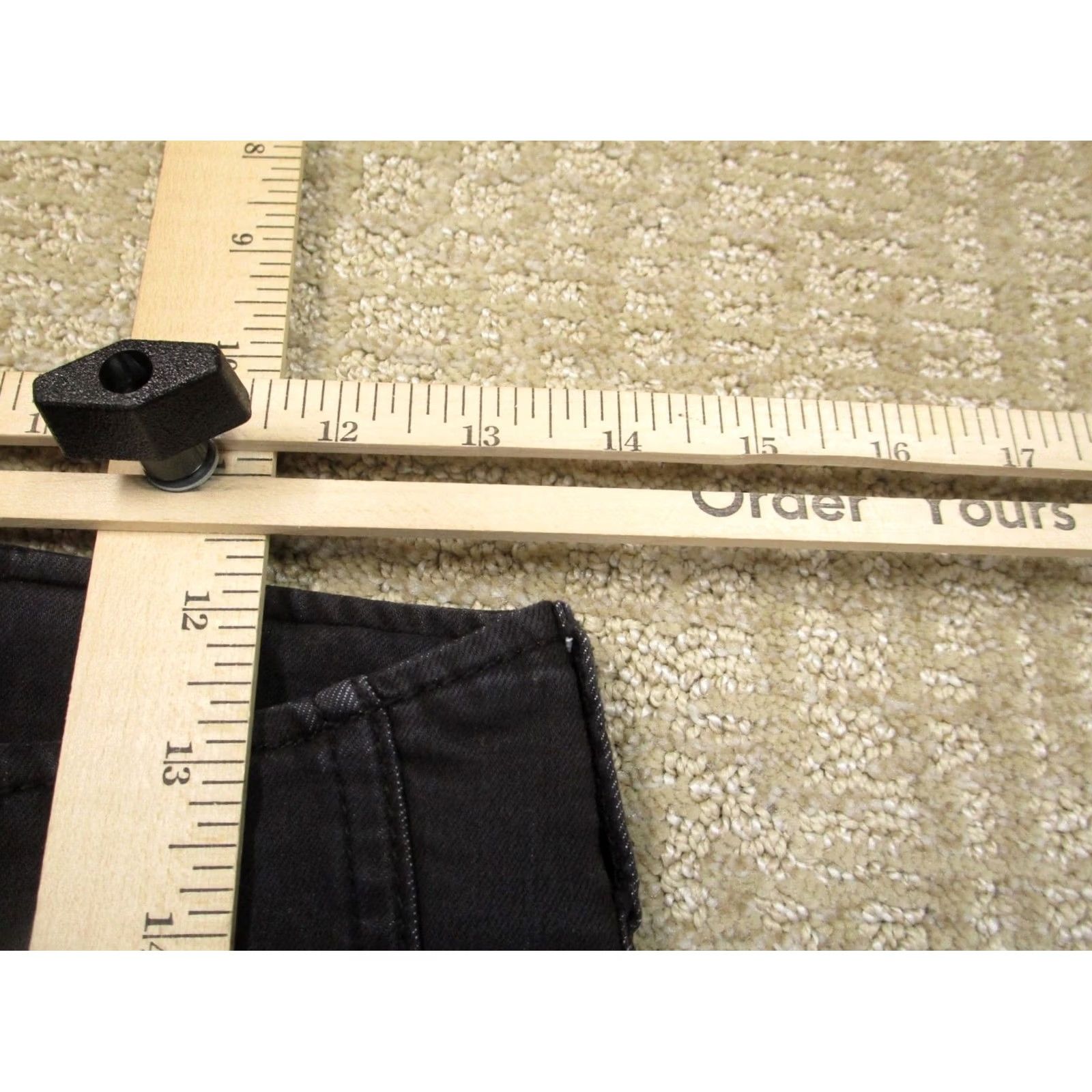 Free People Free People Jeans Women 25 Black Low Rise Flared Bell Bottoms Pants Stretch Denim Bohemian Hipster School Size 42" / US 20 - 5 Thumbnail