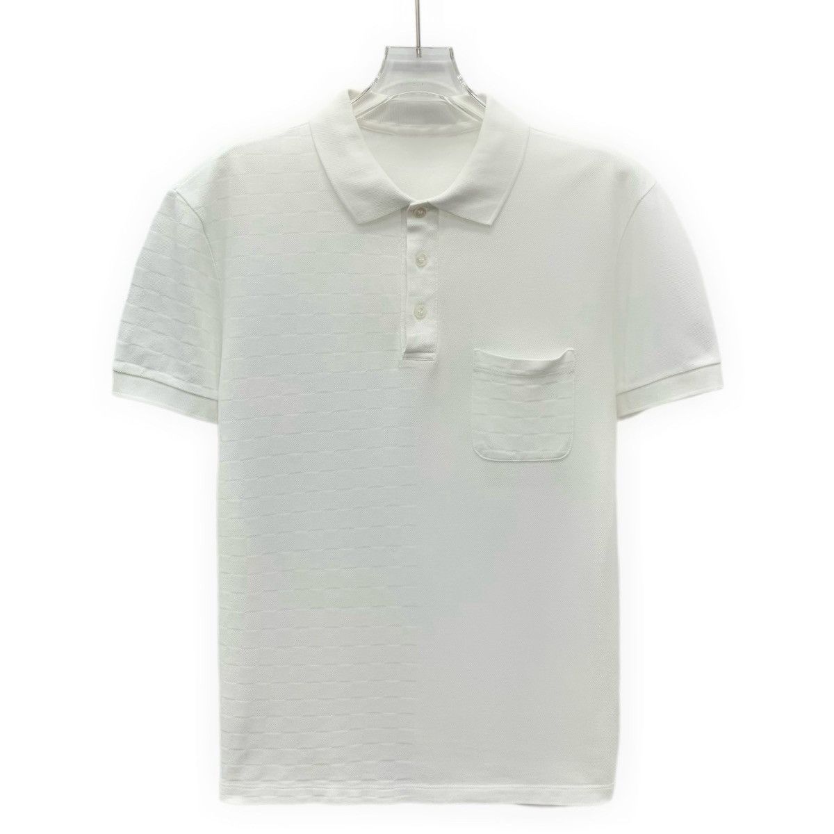 Louis Vuitton Louis Vuitton Damier Cotton Short Sleeve Polo Shirt K26WX Size S / US 4 / IT 40 - 1 Thumbnail