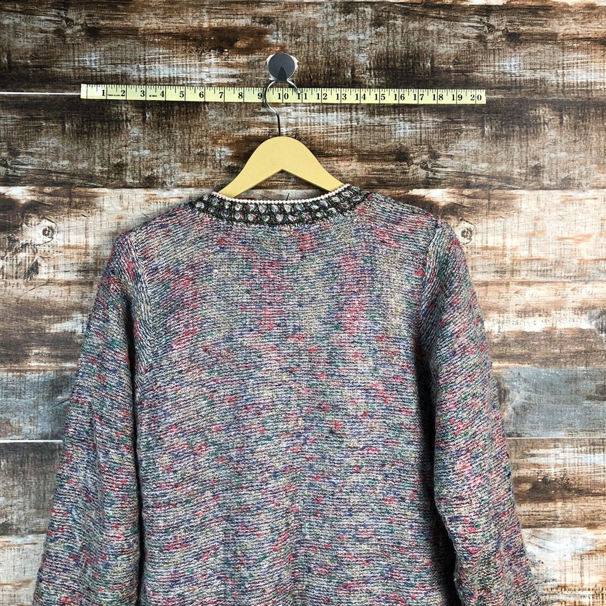Japanese Brand Smilly Pink Patterned knitwear Cardigans #A2325 Size M / US 6-8 / IT 42-44 - 14 Thumbnail