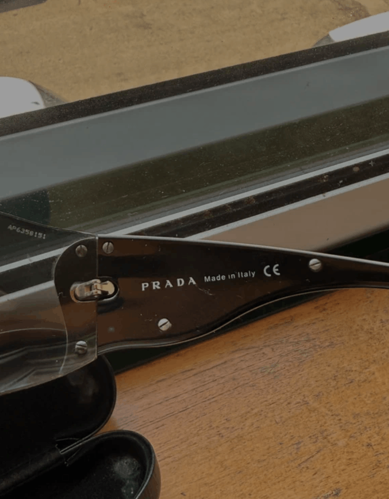Prada PRADA Sunglasses SPR Flame Star Wrap Star Rimless Luna Rossa Size ONE SIZE - 4 Thumbnail