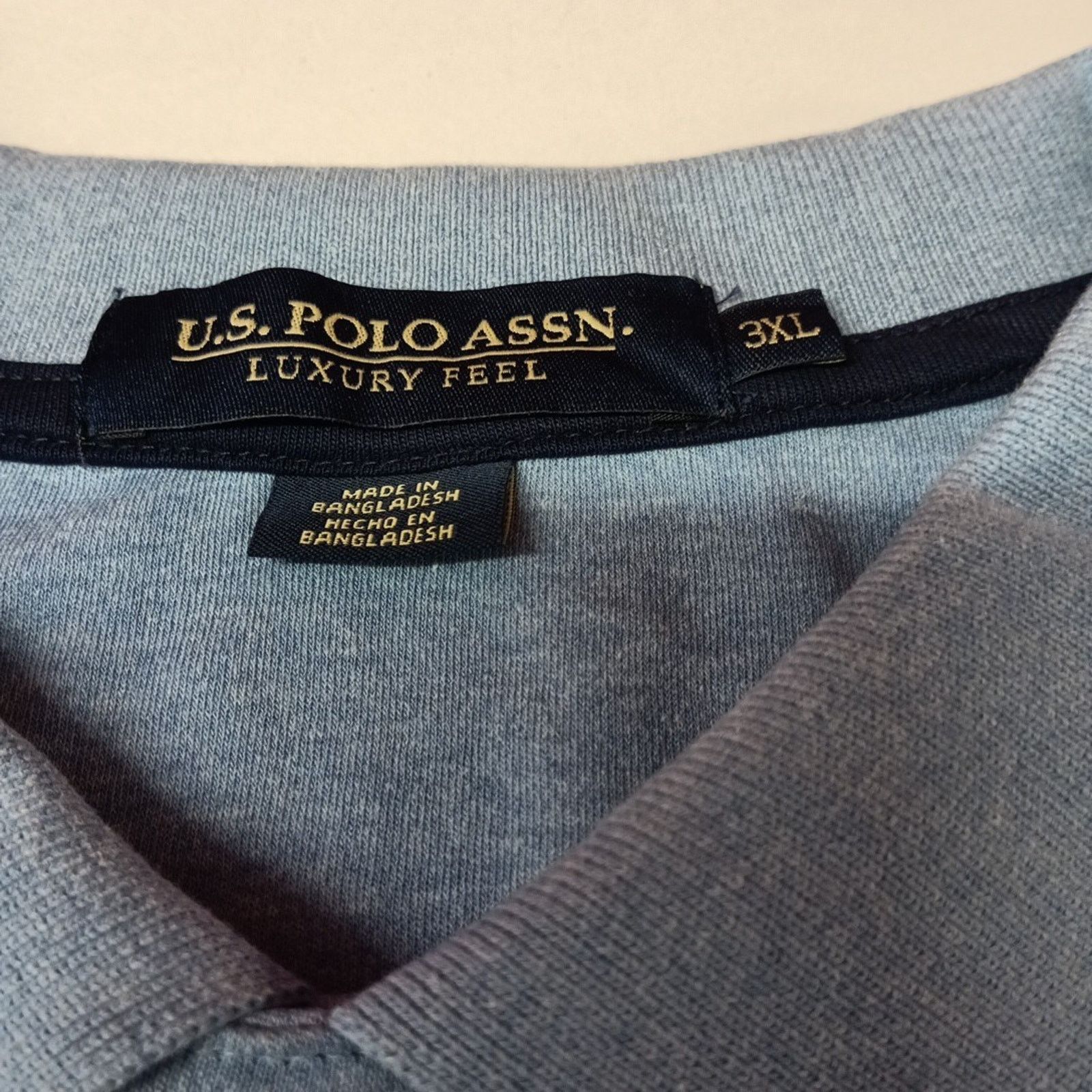 U.S. Polo Assn. U.S. Polo Assn Polo Shirt Men's Size 3XL Sedona Blue Heather Size US XXL / EU 58 / 5 - 3 Thumbnail