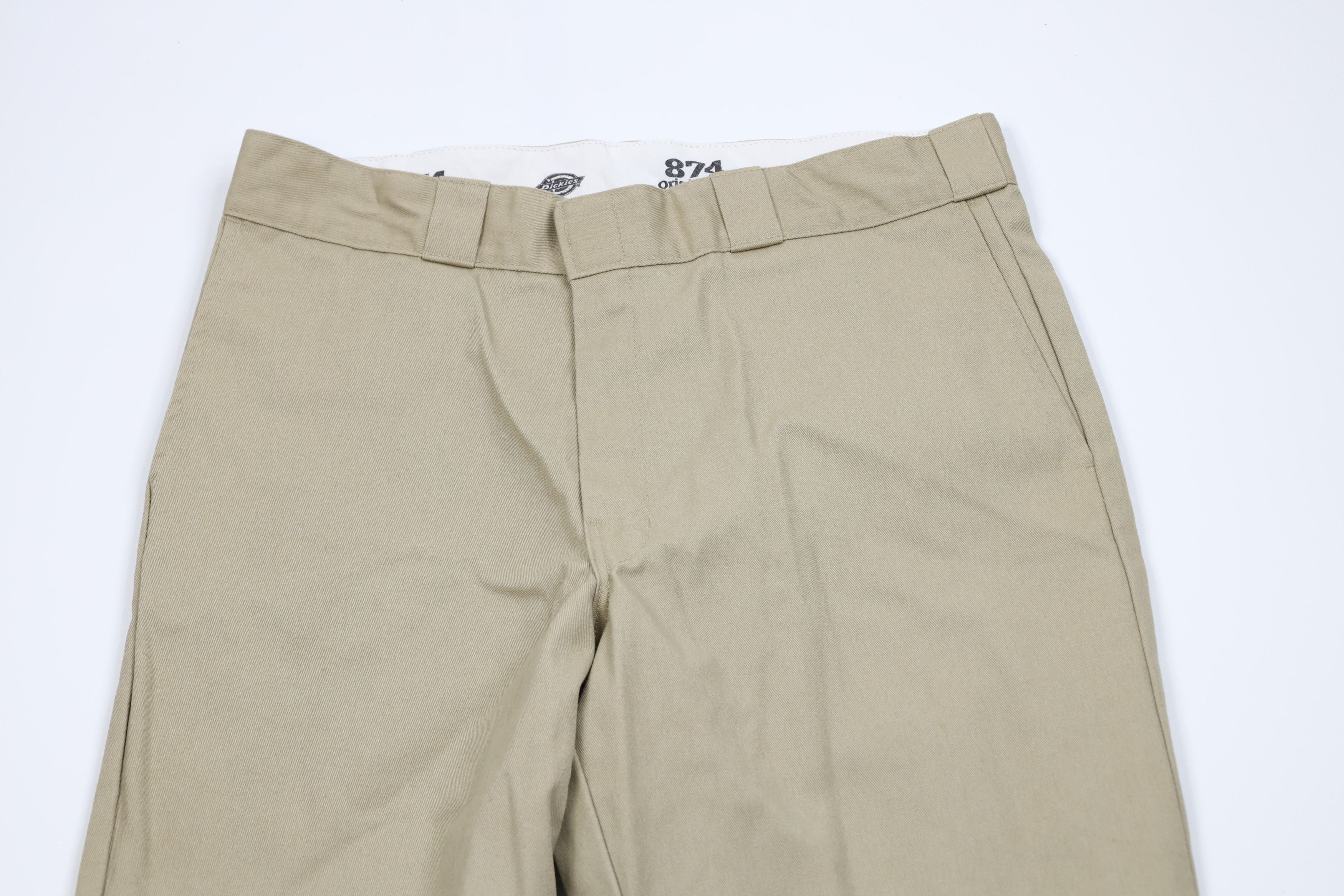 Dickies Vintage Y2K Dickies Original Wide Leg Workwear Pants Beige Size US 34 / EU 50 - 2 Thumbnail