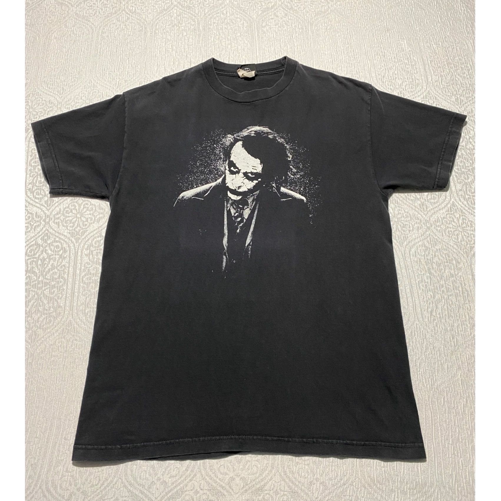 DC Comics The Dark Knight Joker T Shirt Mens Large Black Heath Ledger Alstyle DC Comics Size US L / EU 52-54 / 3 - 2 Thumbnail