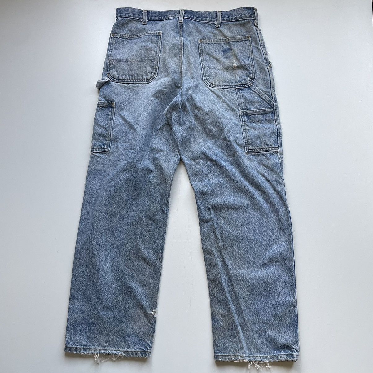 Carhartt × Vintage Vintage 90s Y2K Carhartt Distressed Denim Jeans 36x32 Rare Size US 36 / EU 52 - 4 Thumbnail
