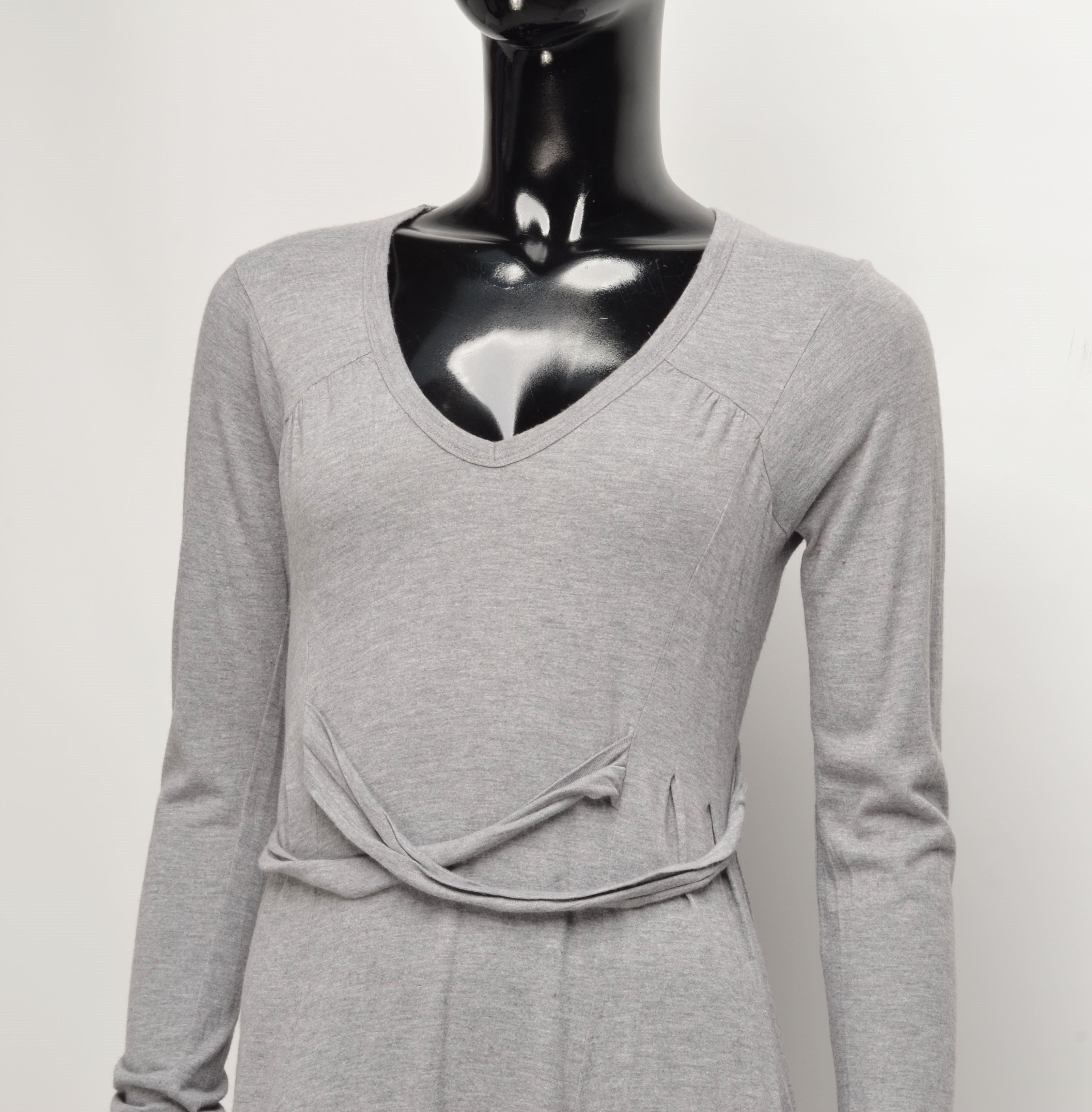 CLOSED × Marithe + Francois Girbaud × Vintage Closed by Marithe Francois Girbaud V-Neck Long Sleeve Dress Size S / US 4 / IT 40 - 2 Thumbnail