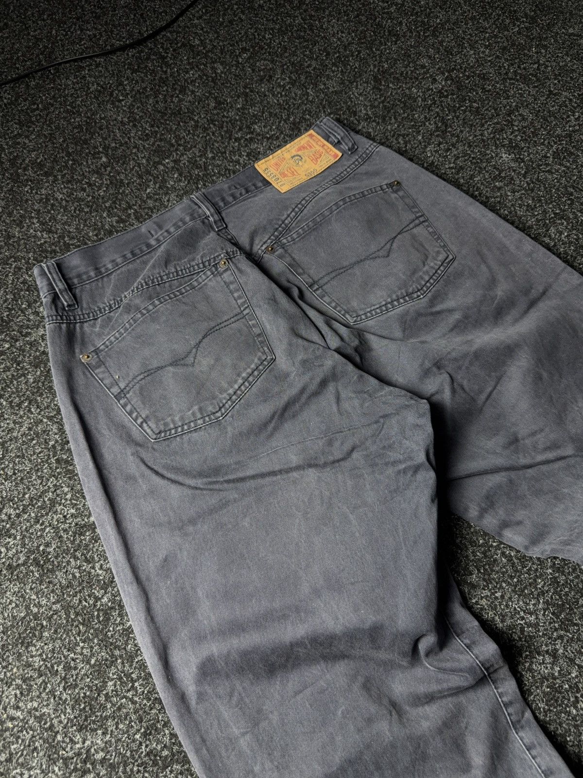 Diesel Avant Garde 90s Retro Y2K Luxury Faded Diesel pants Jeans Size US 33 - 16 Thumbnail