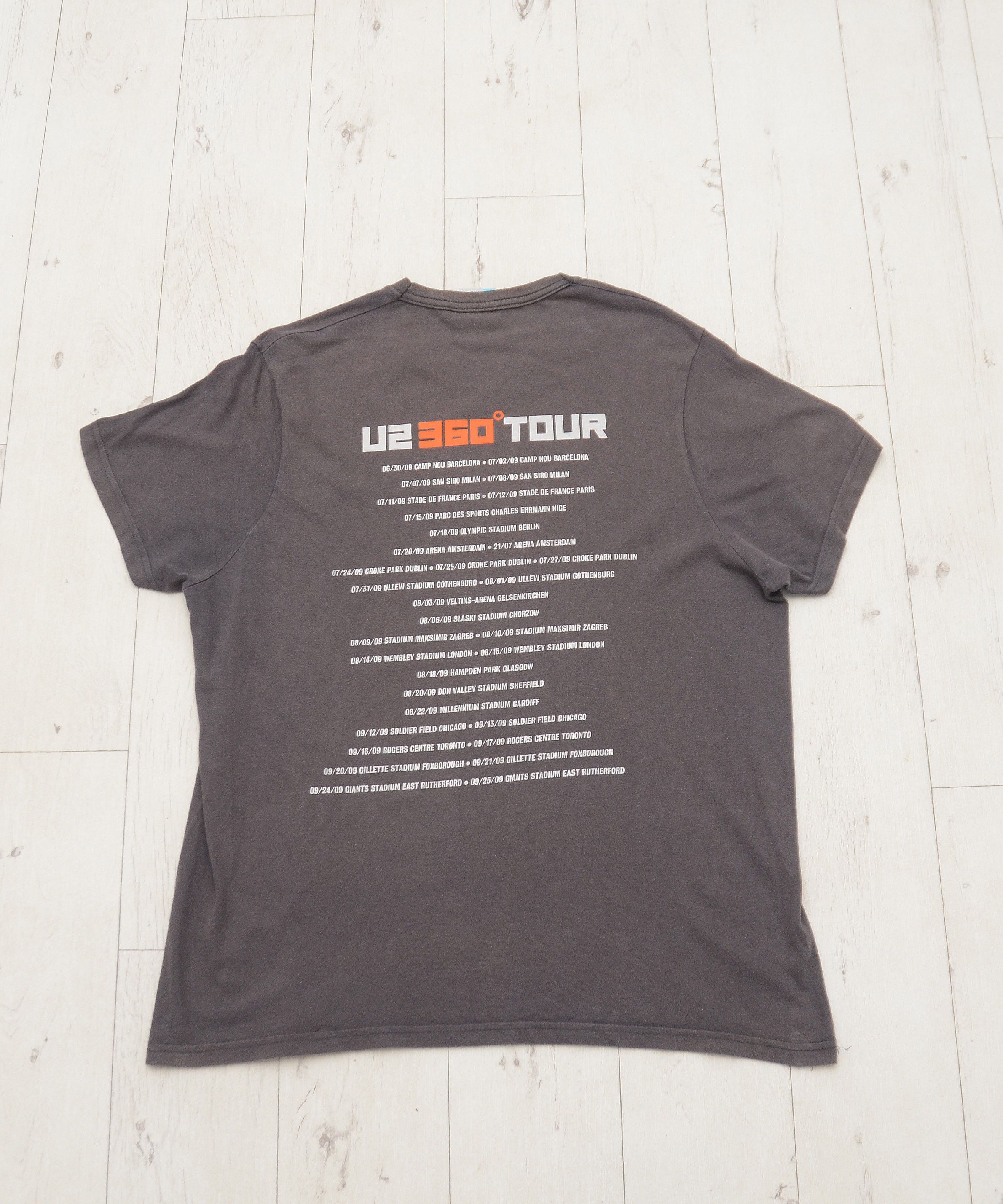 Band Tees U2 360 Tour Tee T-shirt Date Band 2009 Y2K Rock Size US XL / EU 56 / 4 - 2 Thumbnail