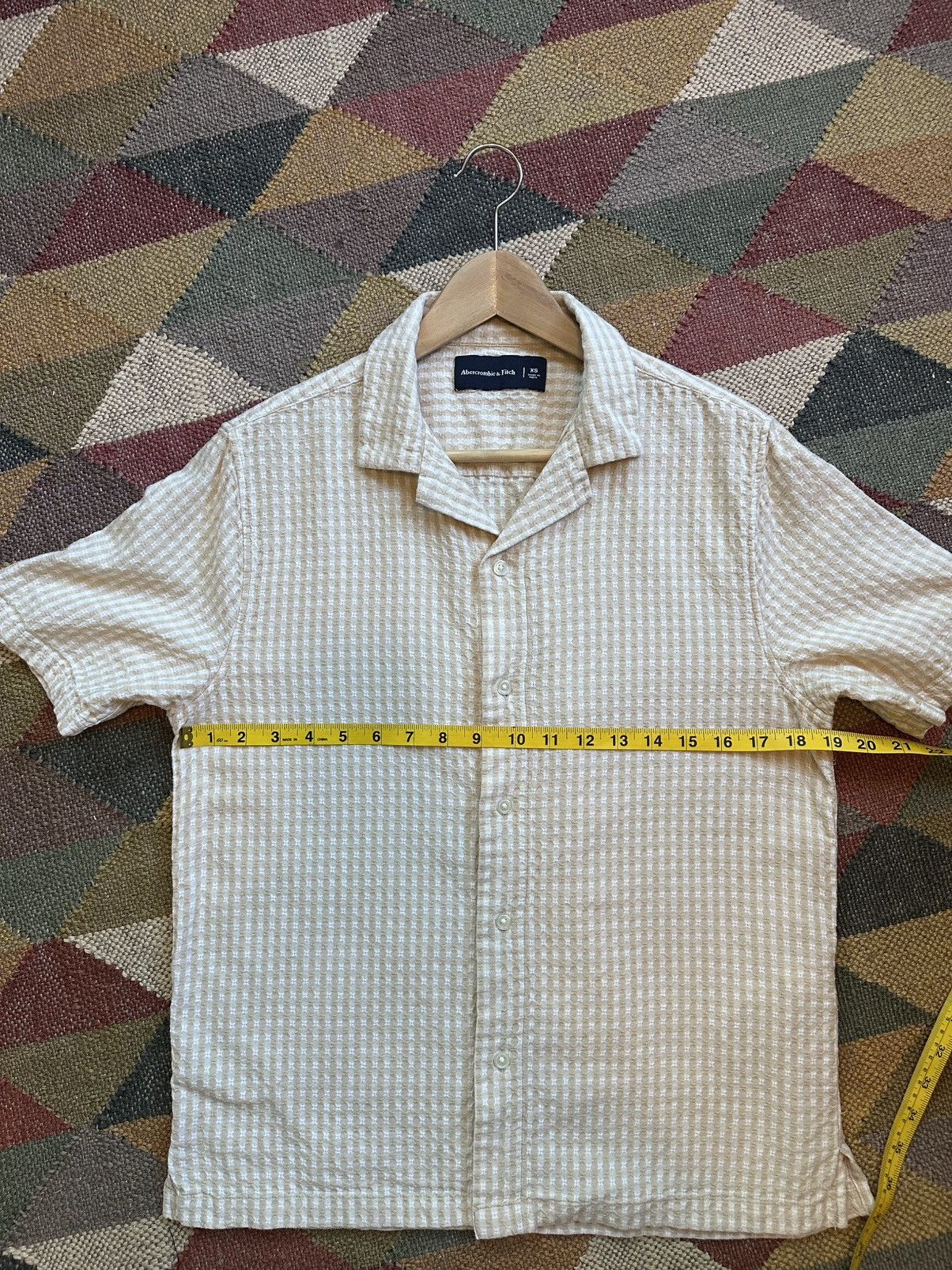 Abercrombie & Fitch Camp Collar Knit Shirt Size US S / EU 44-46 / 1 - 4 Thumbnail
