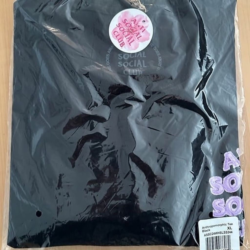 Anti Social Social Club Anthropomorphic Black Tee Anti Social Social Club Size US XL / EU 56 / 4 - 1 Thumbnail
