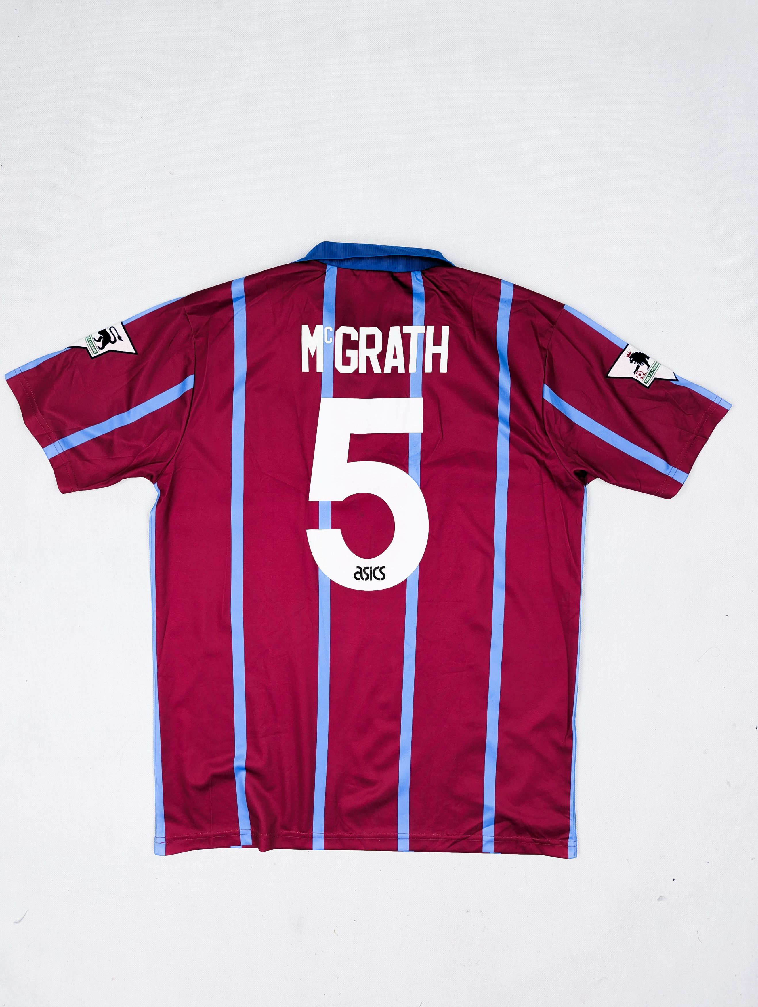Asics Aston Villa McGrath soccer football tshirt shirt jersey Size US L / EU 52-54 / 3 - 2 Thumbnail