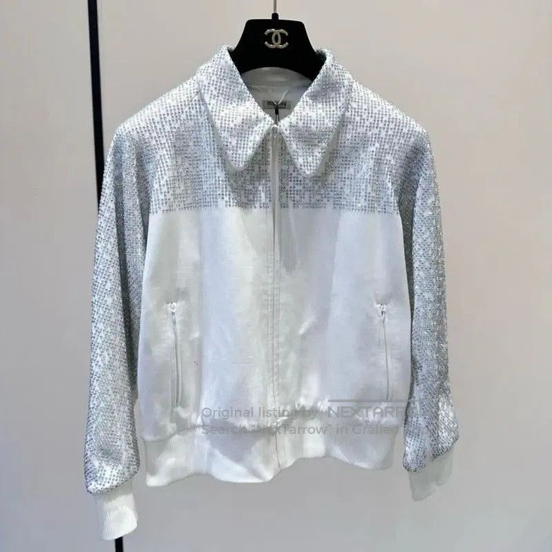 Miu Miu Miu Miu Spring Fall Cotton Jacket . Size XS / US 0-2 / IT 36-38 - 1 Thumbnail