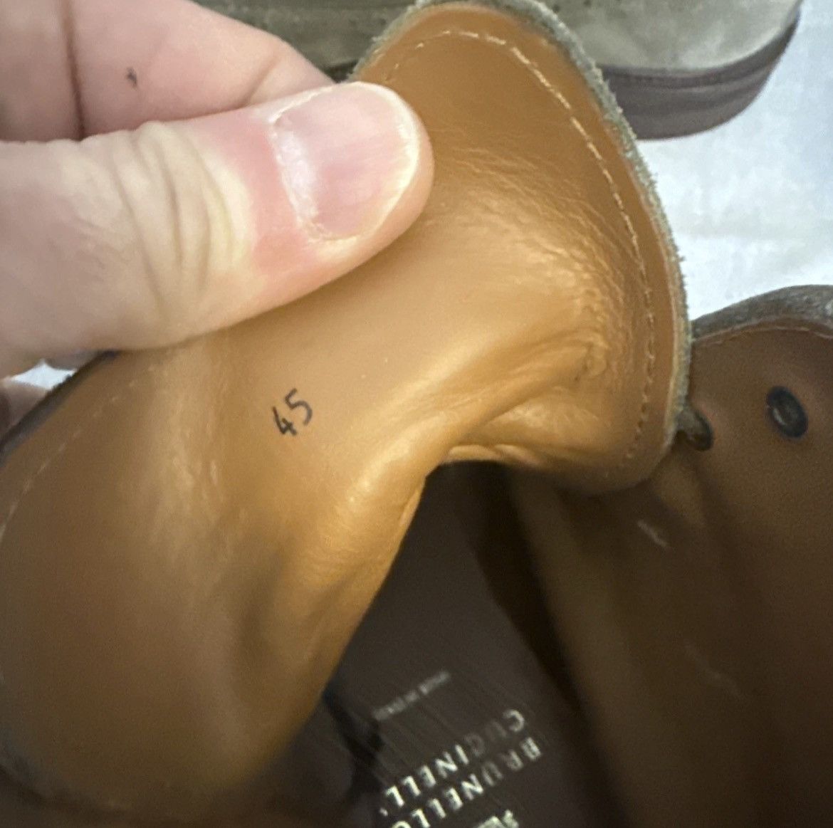 Brunello Cucinelli Brunello Cucinelli olive green suede boots sz45/12US! Size US 12 / EU 45 - 12 Thumbnail