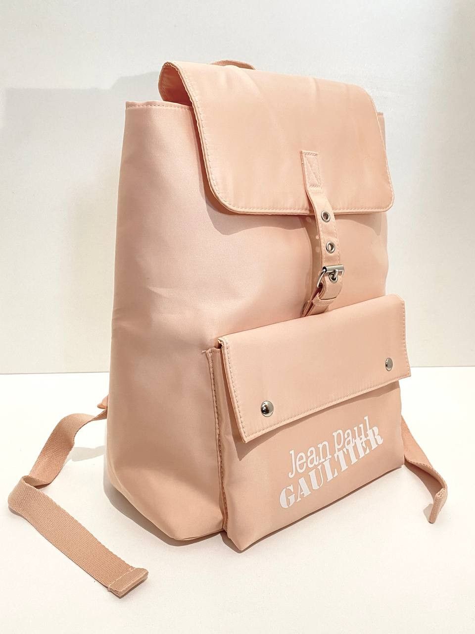 Jean Paul Gaultier Jean Paul Gaultier Big Logo Pink Nylon Backpack