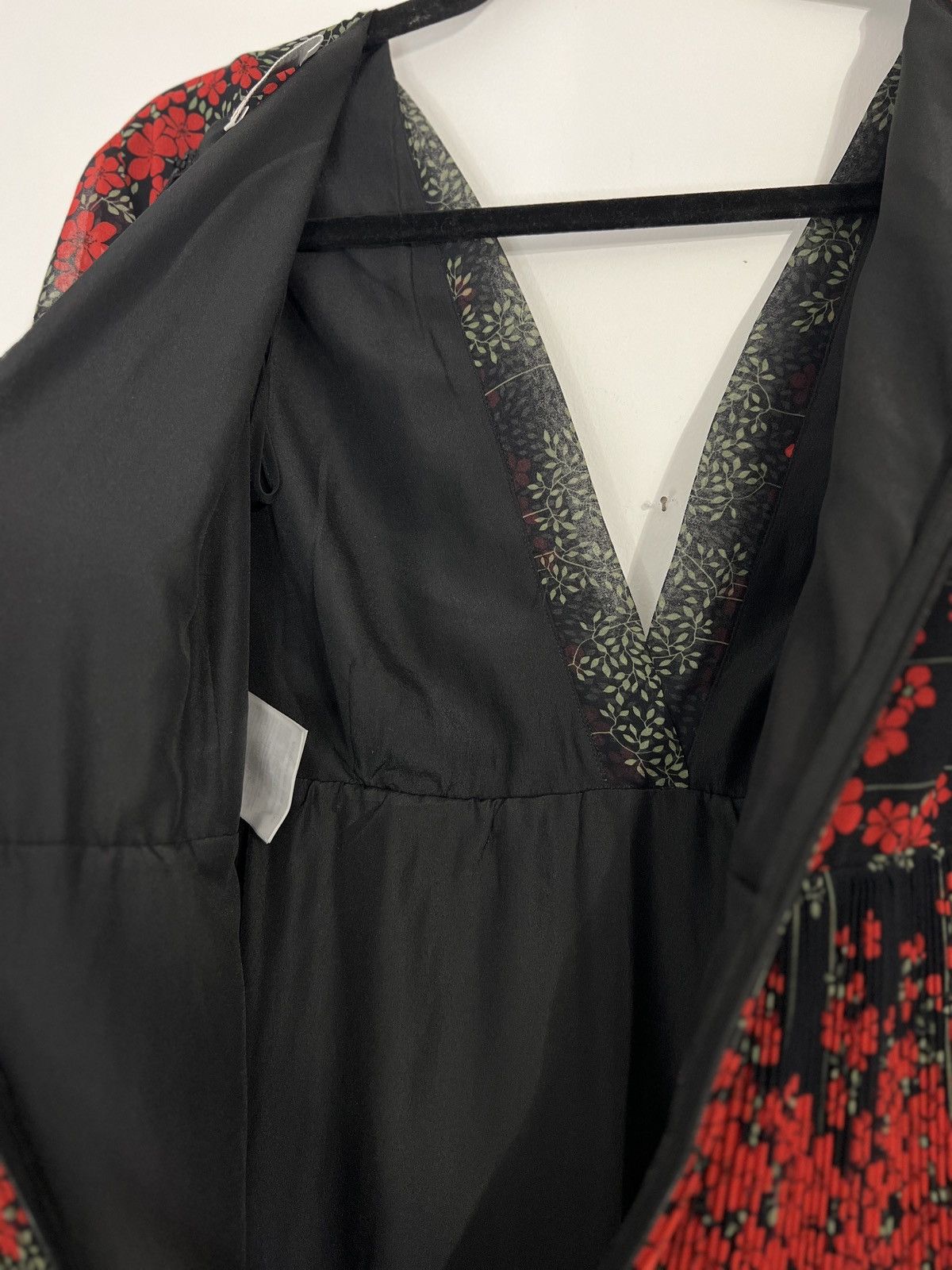 RED Valentino × Valentino RED Valentino pleated floral midi dress Size L / US 10 / IT 46 - 7 Thumbnail