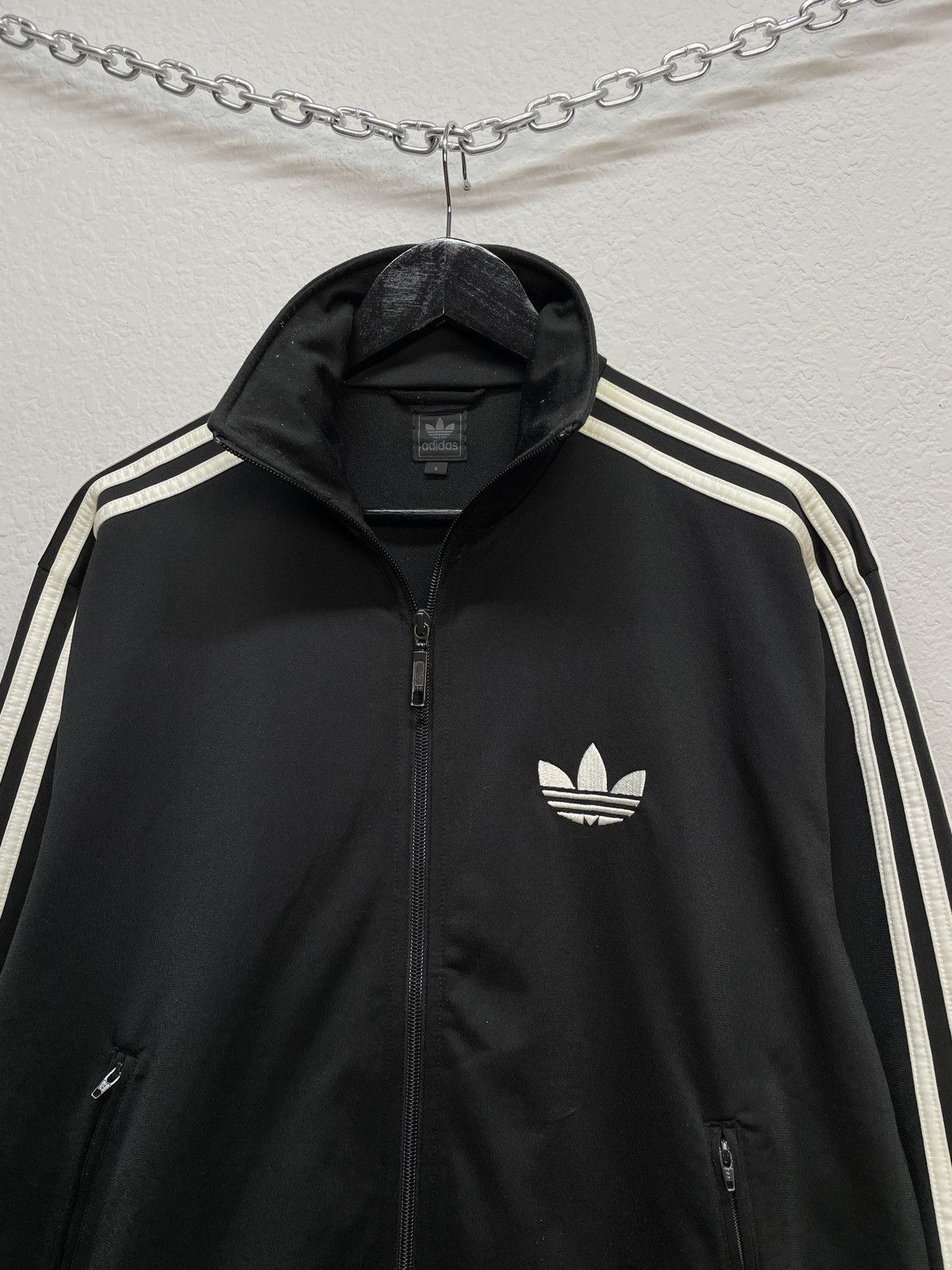 Vintage Vintage Adidas Balenciaga Style Y-3 Striped Track Jacket Size US M / EU 48-50 / 2 - 5 Thumbnail
